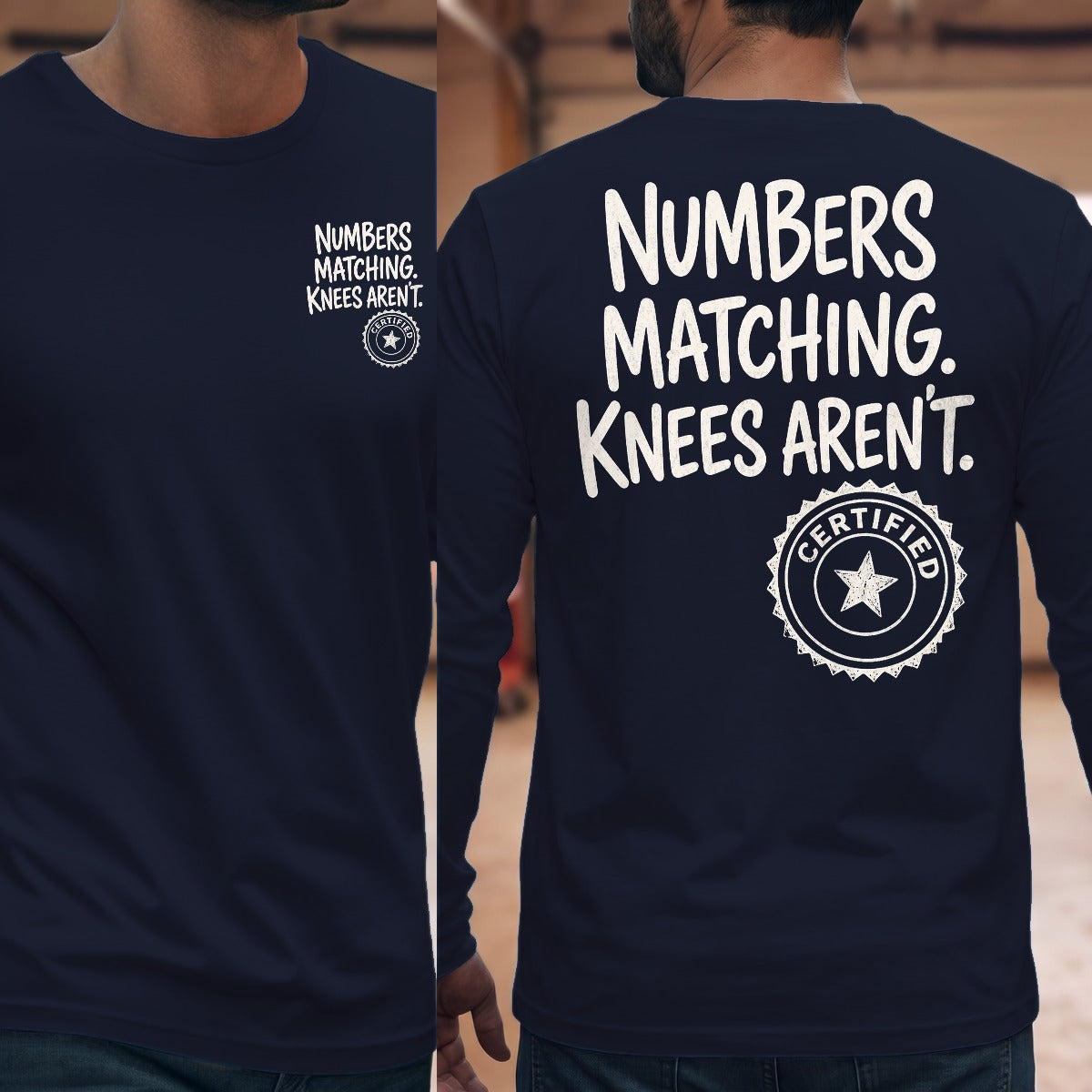 Navy | Front & Back