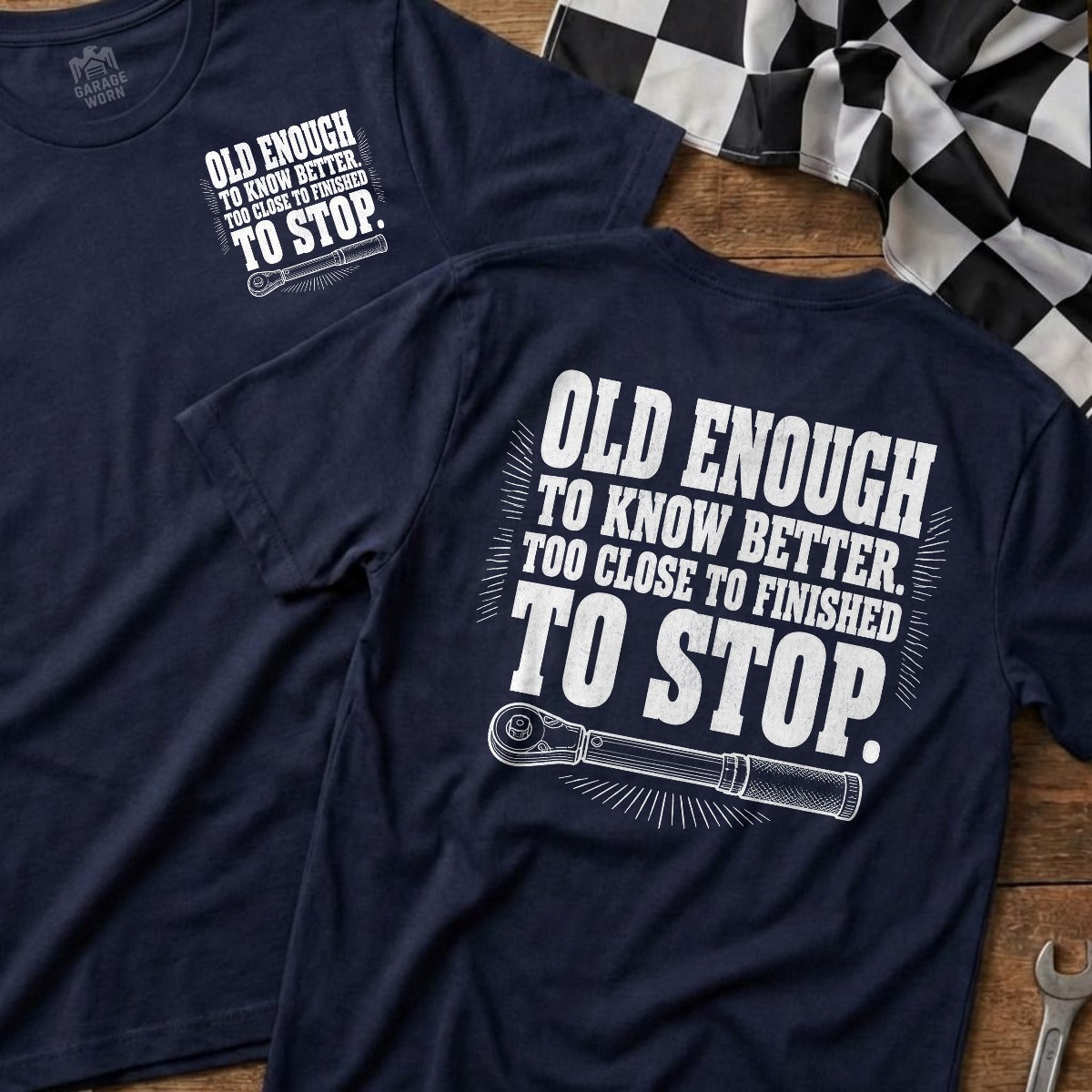 Navy | Front & Back