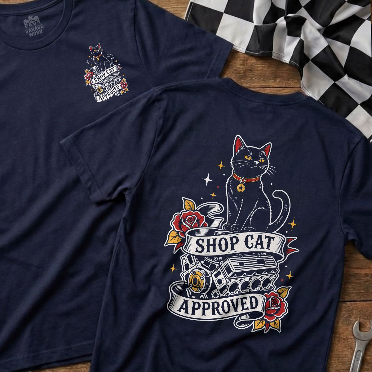 Navy | Front & Back