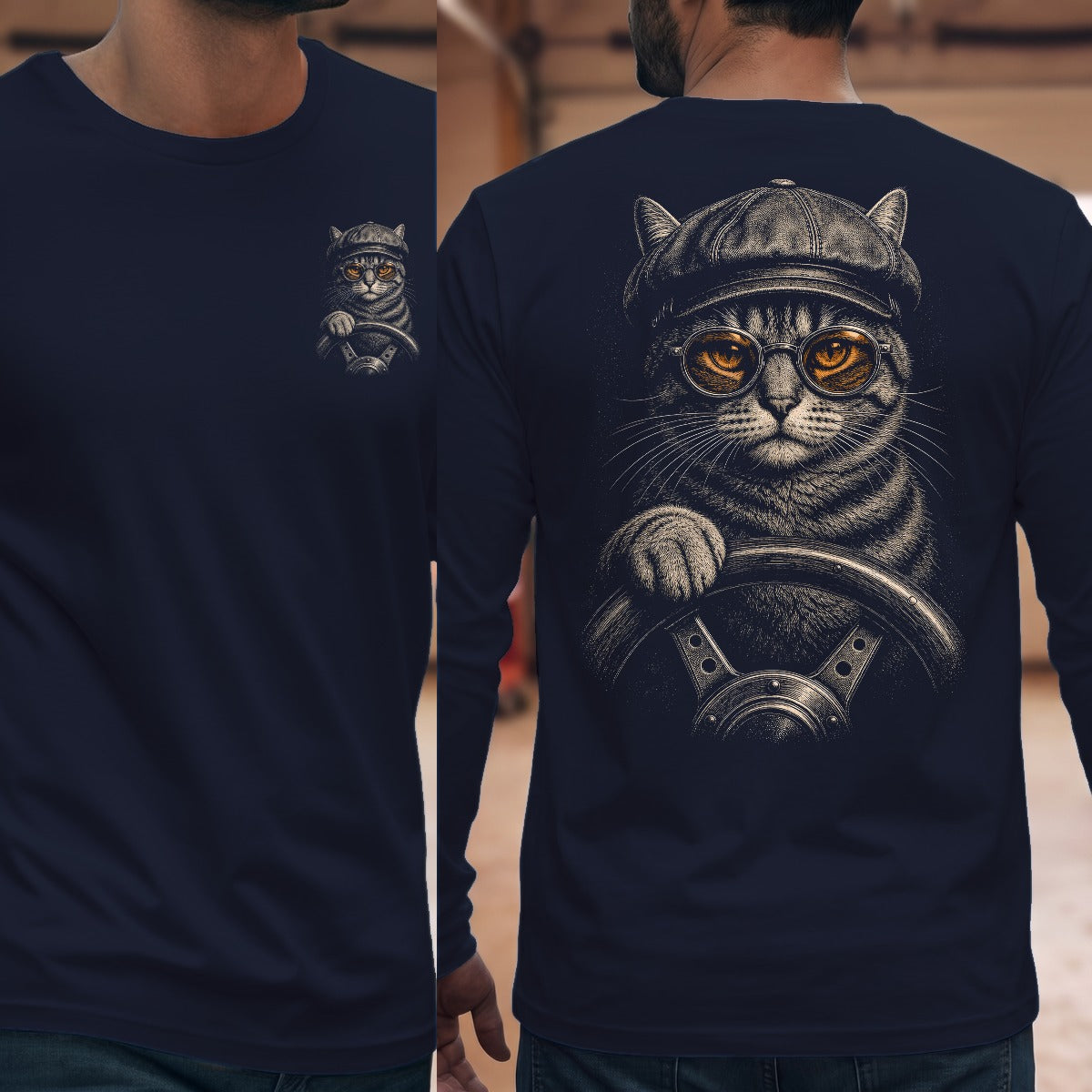 Navy | Front & Back