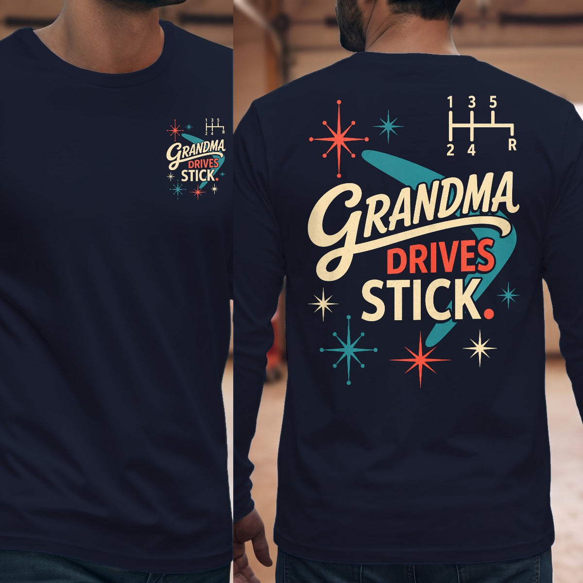 Navy | Front & Back