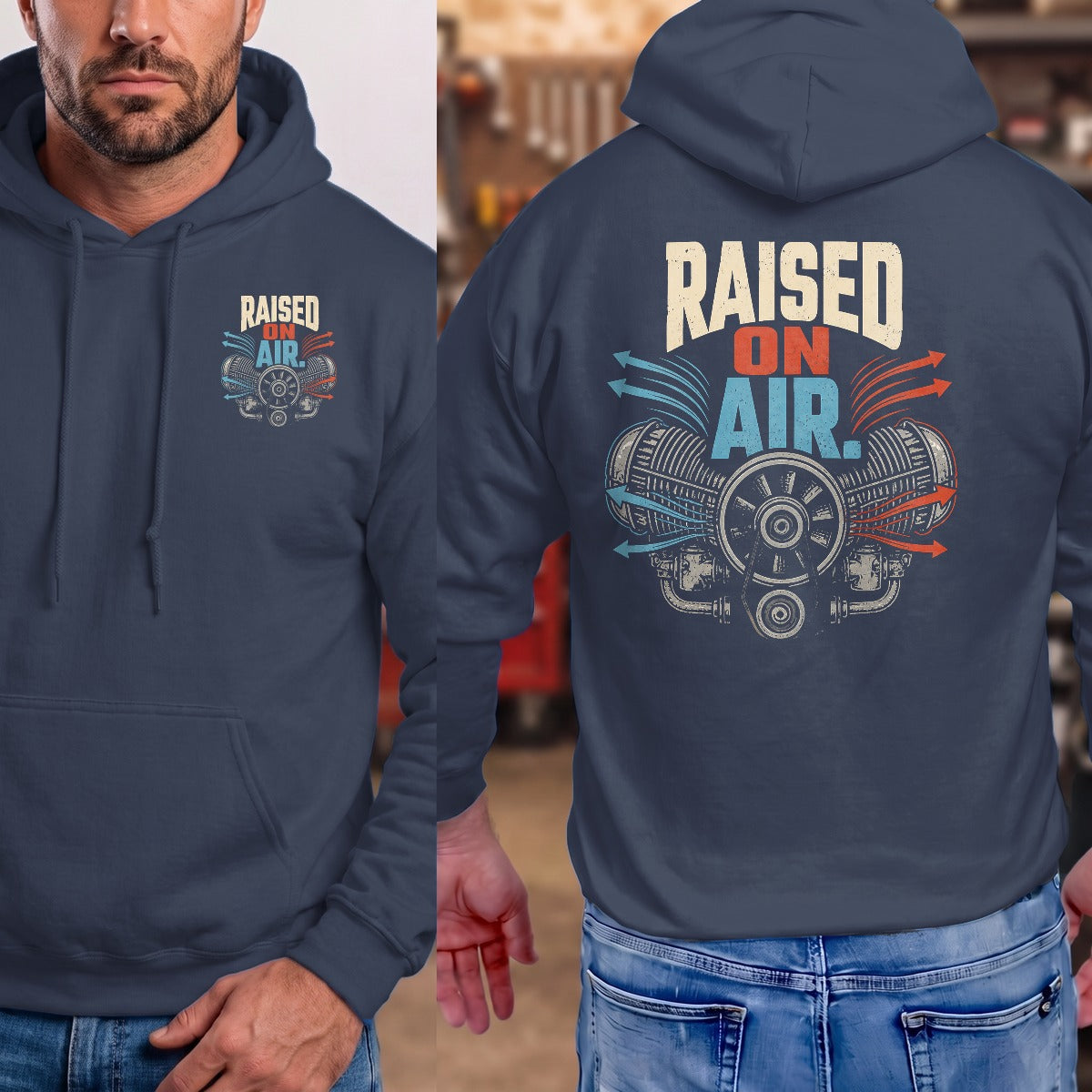 Navy | Front & Back