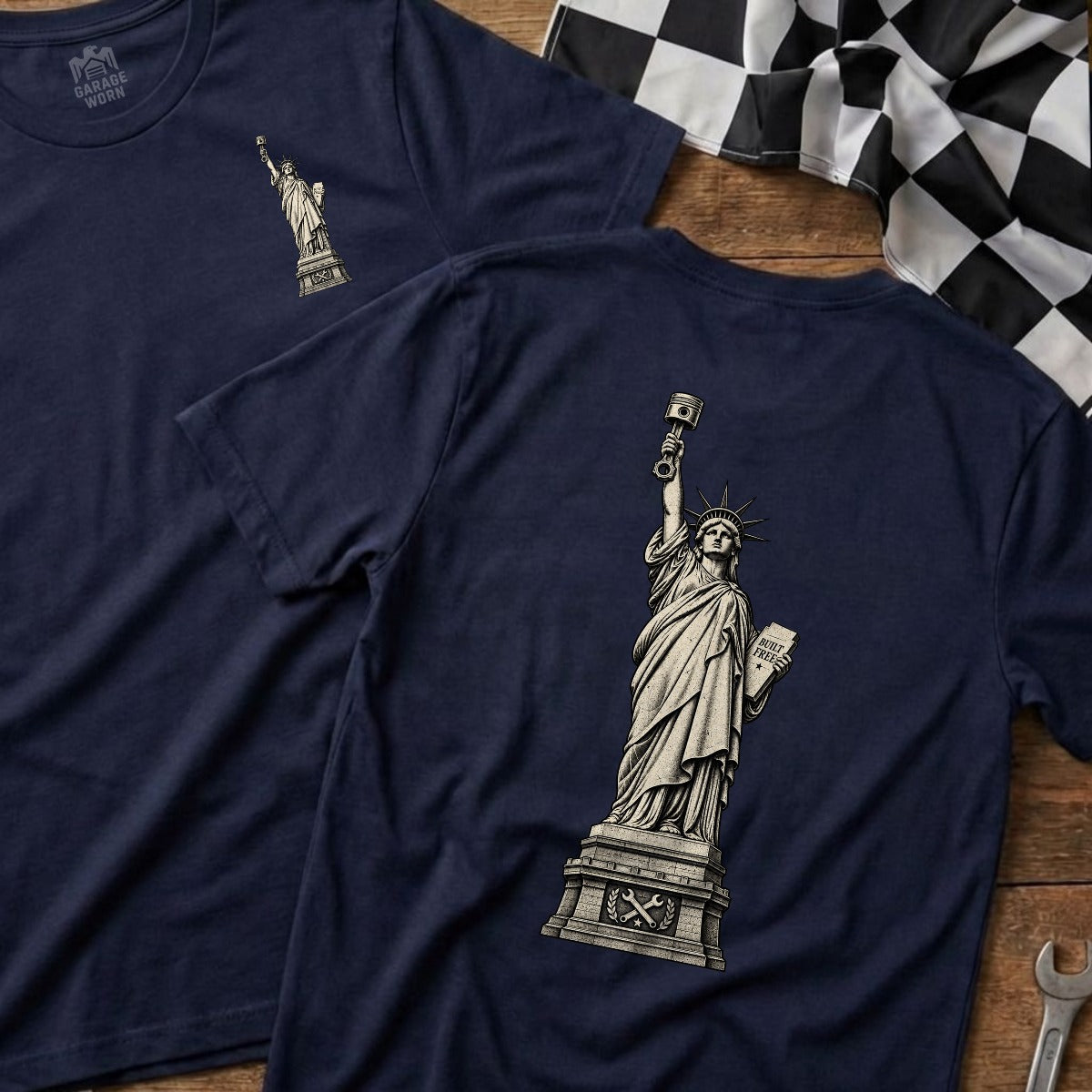 Navy | Front & Back