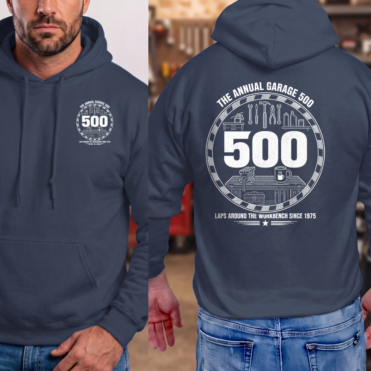 Navy | Front & Back