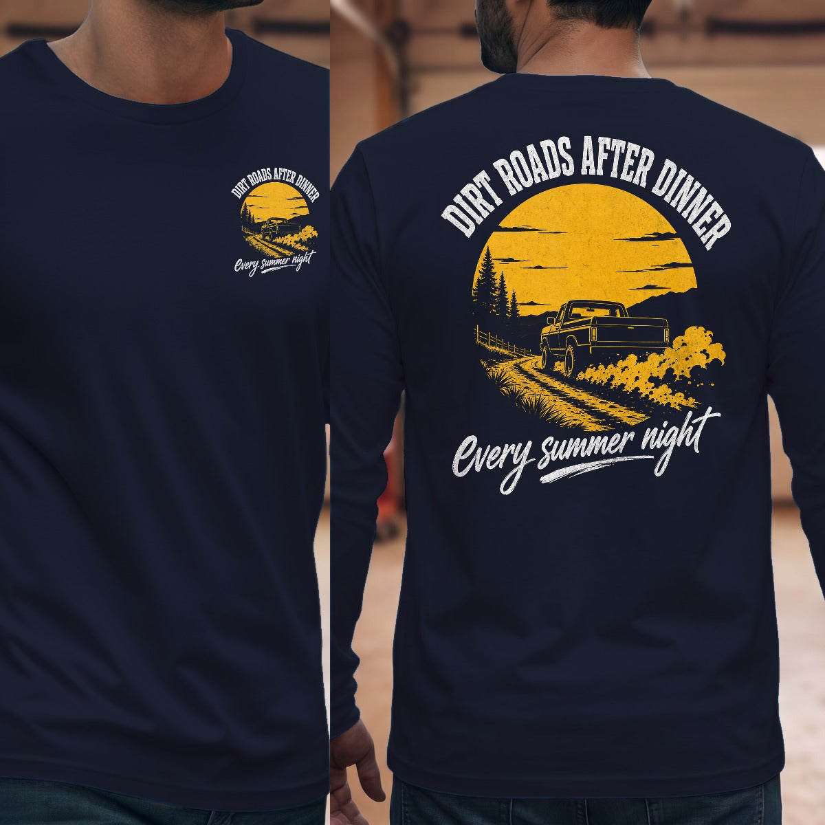 Navy | Front & Back