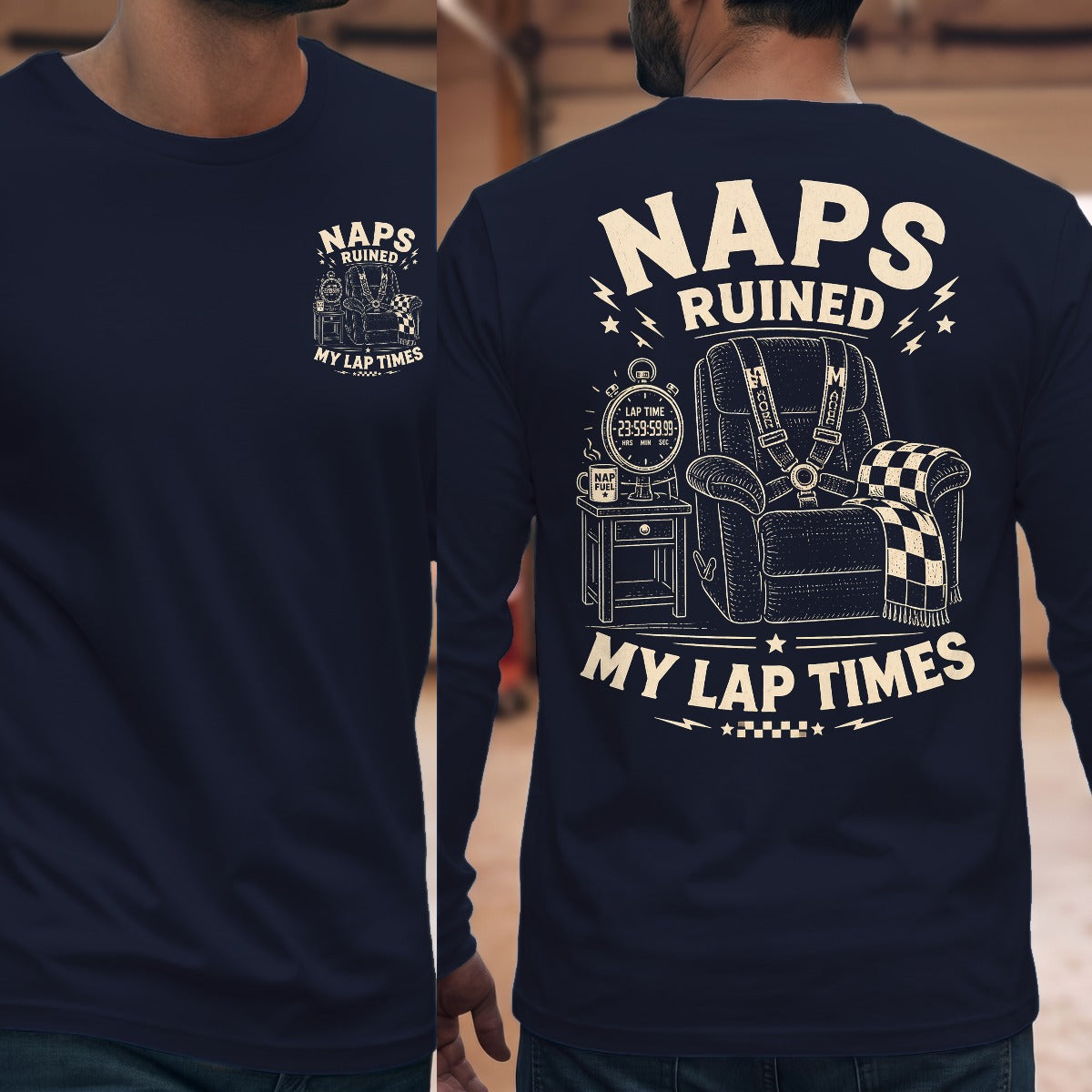 Navy | Front & Back