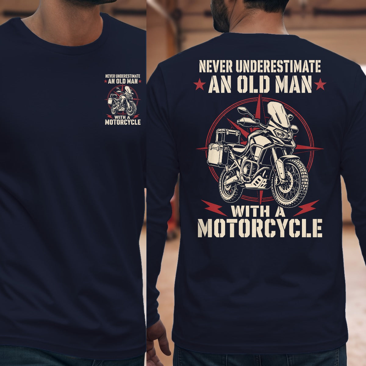 Navy | Front & Back