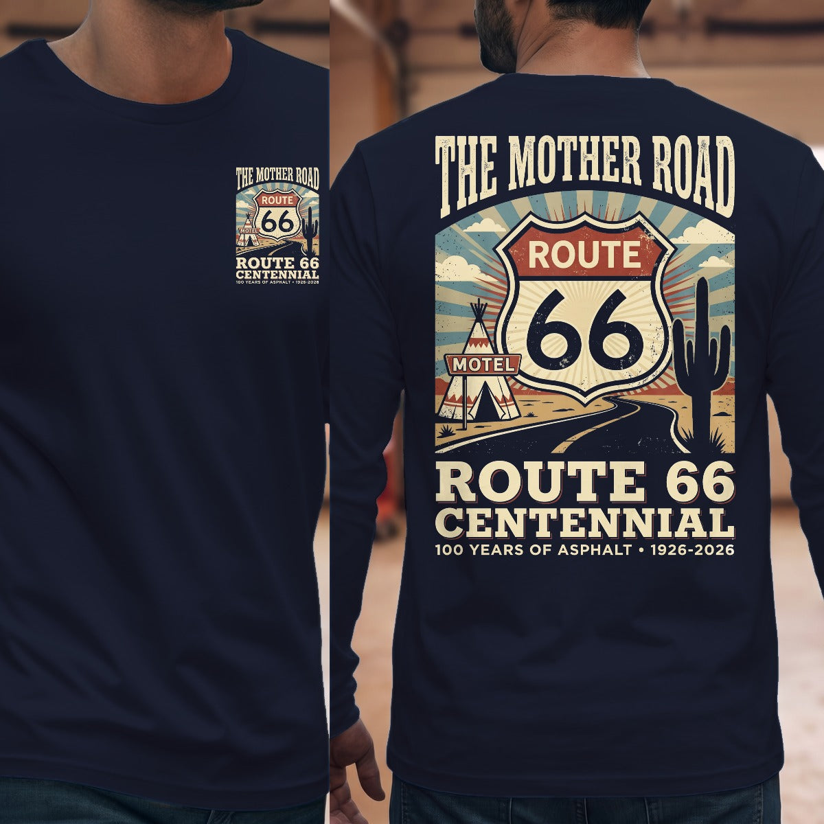 Navy | Front & Back