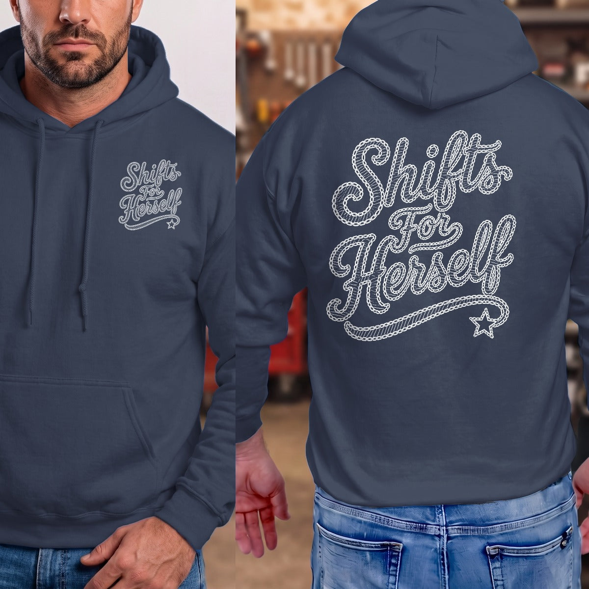 Navy | Front & Back
