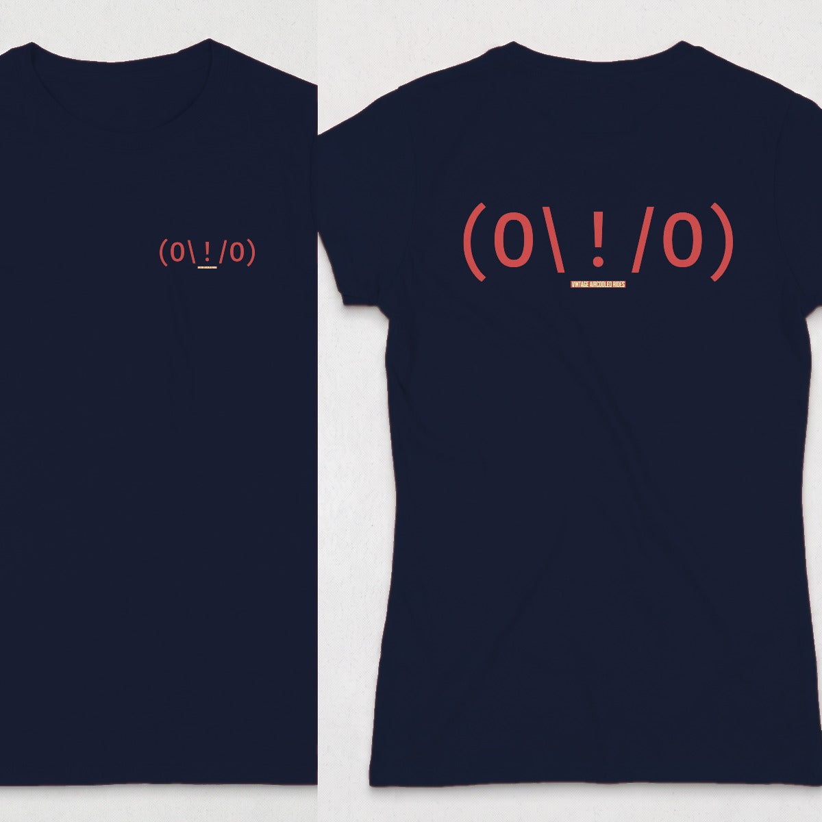 Navy | Left Chest + Back