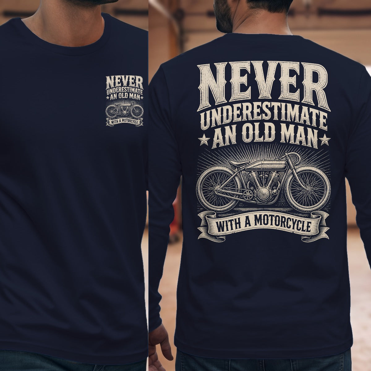 Navy | Front & Back