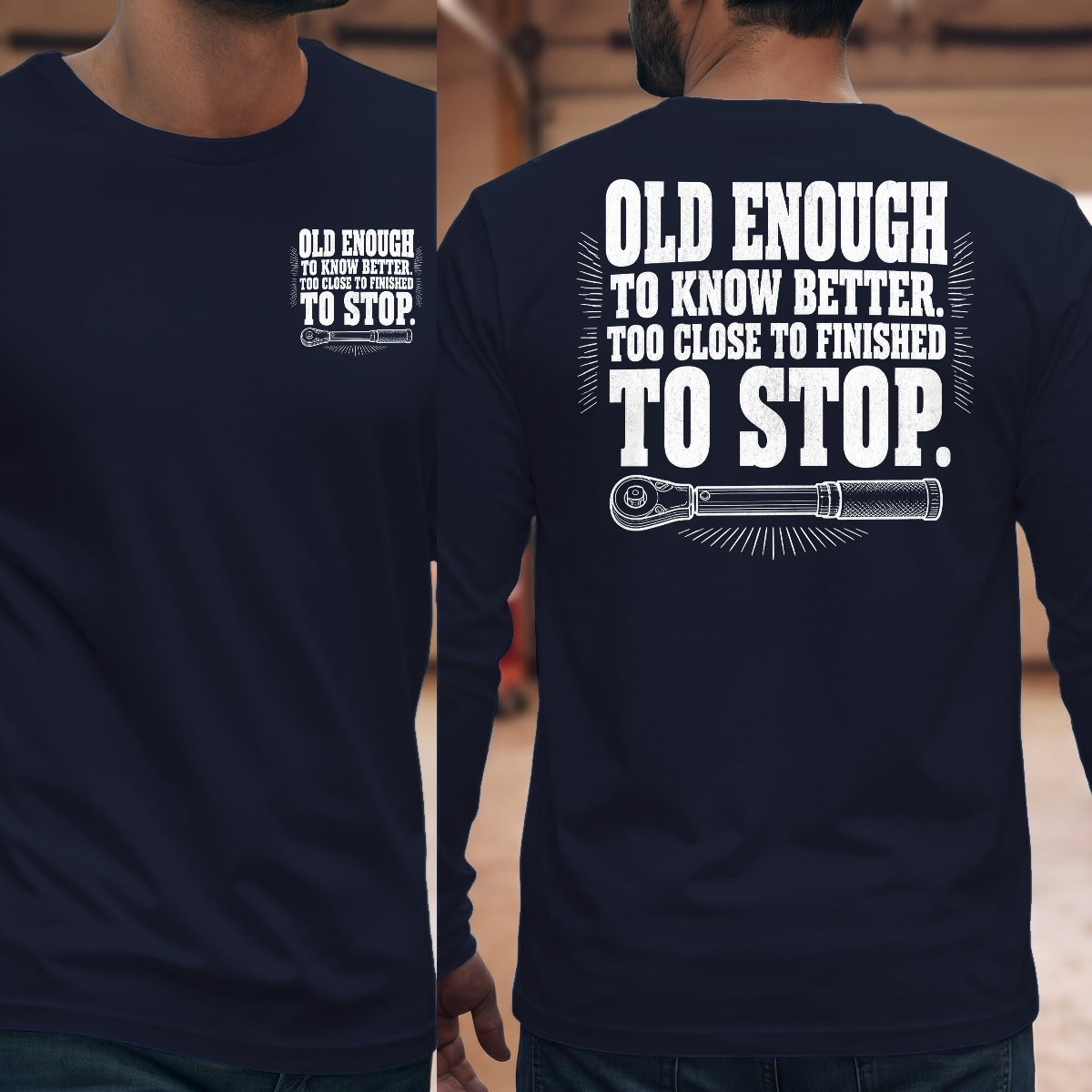 Navy | Front & Back