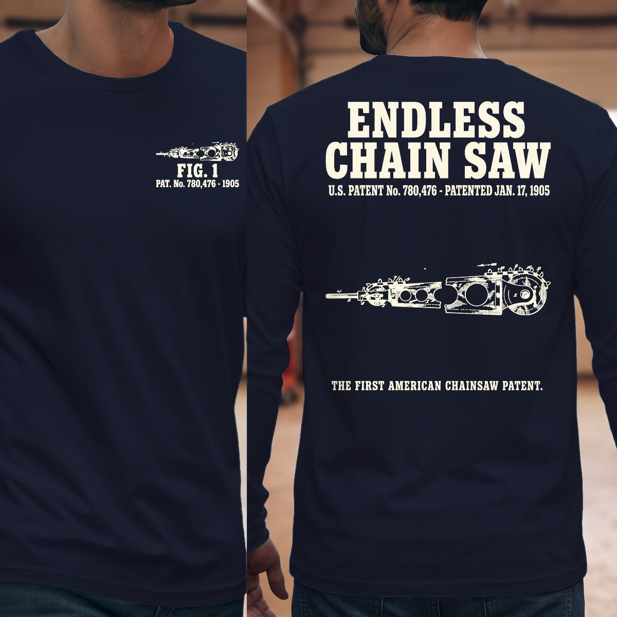 Navy | Front & Back
