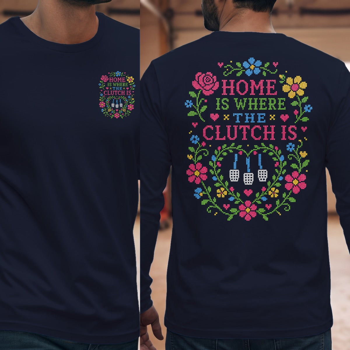 Navy | Front & Back