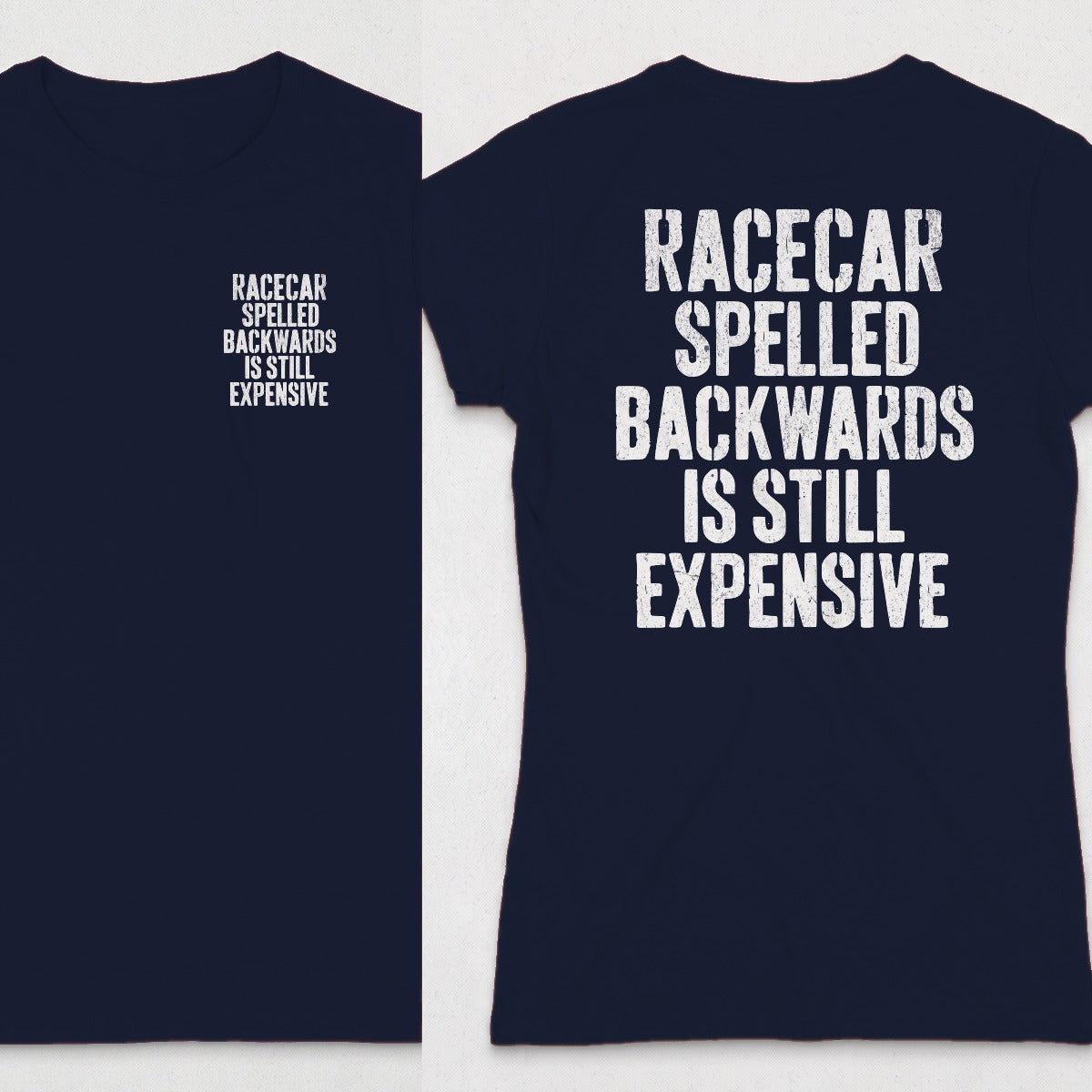 Navy | Left Chest + Back