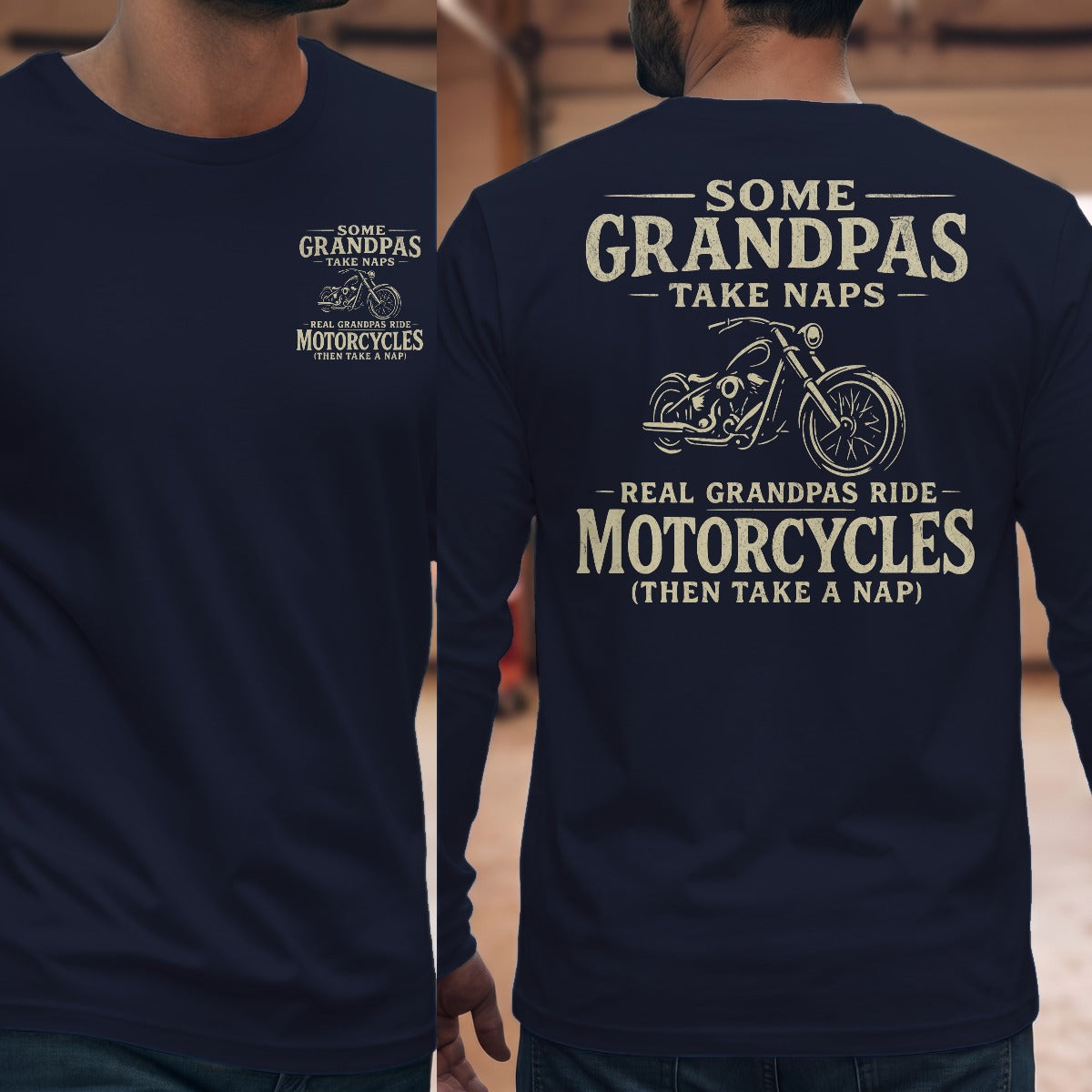 Navy | Front & Back