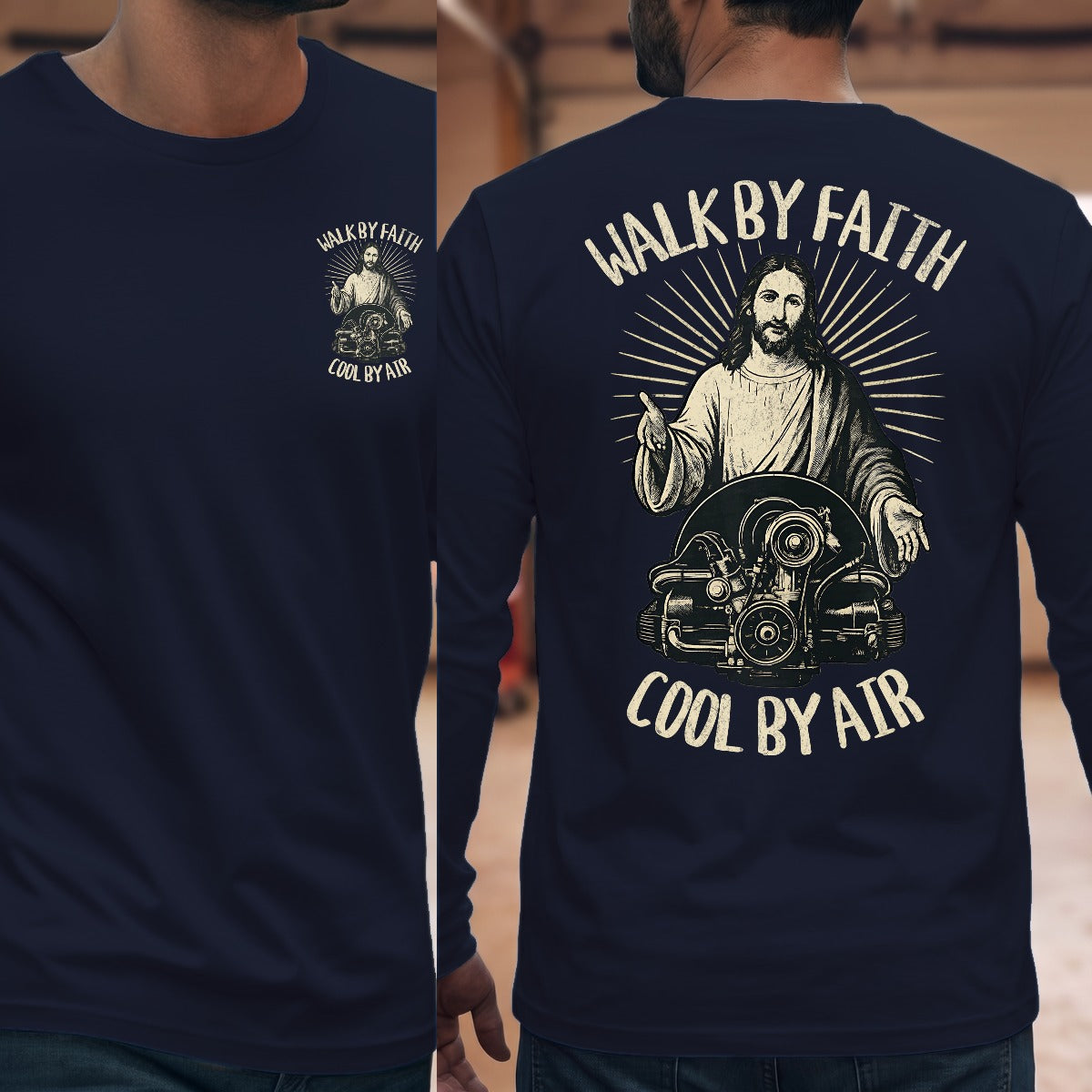 Navy | Front & Back