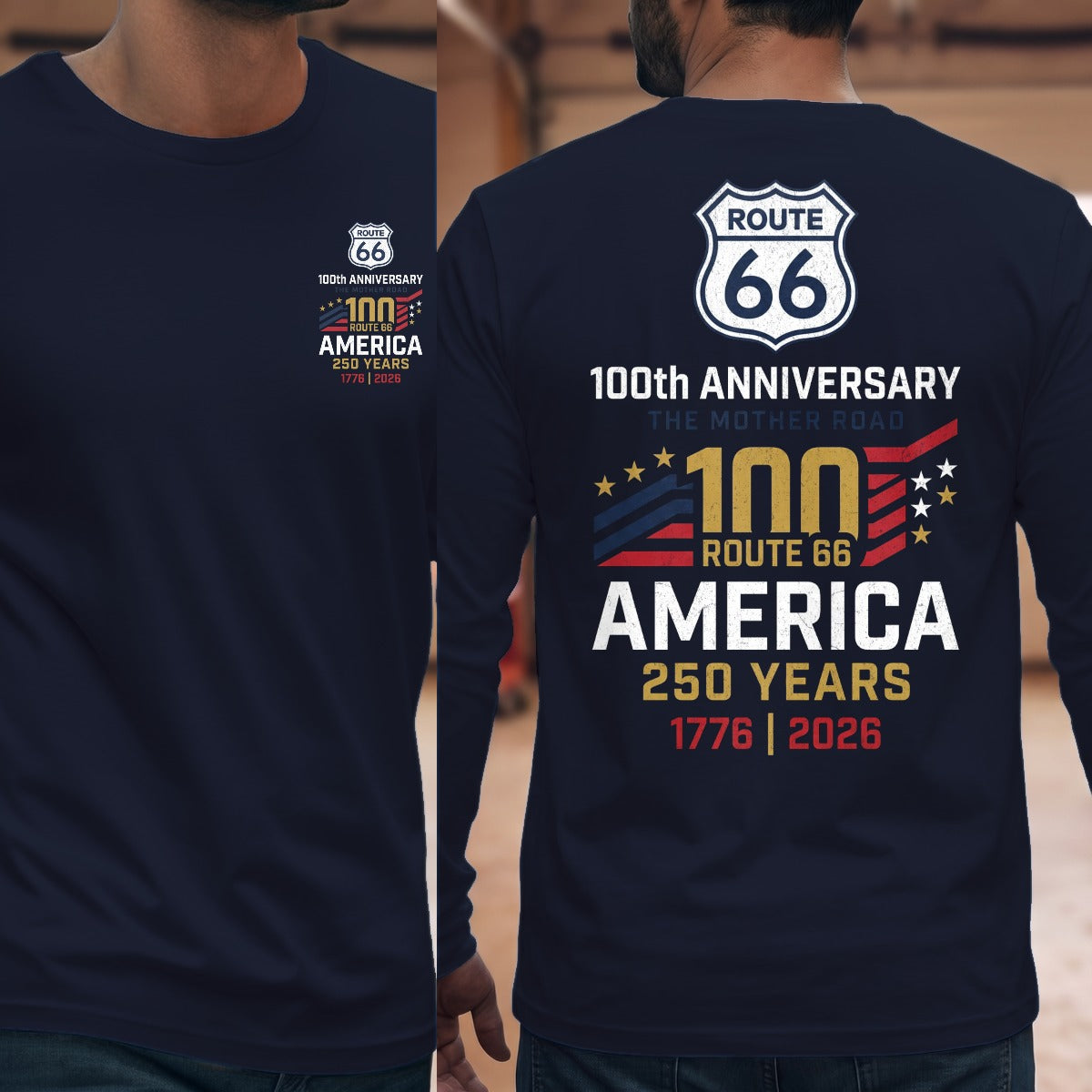 Navy | Front & Back