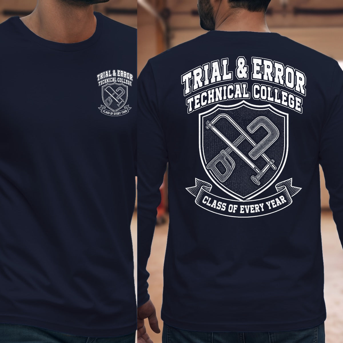 Navy | Front & Back