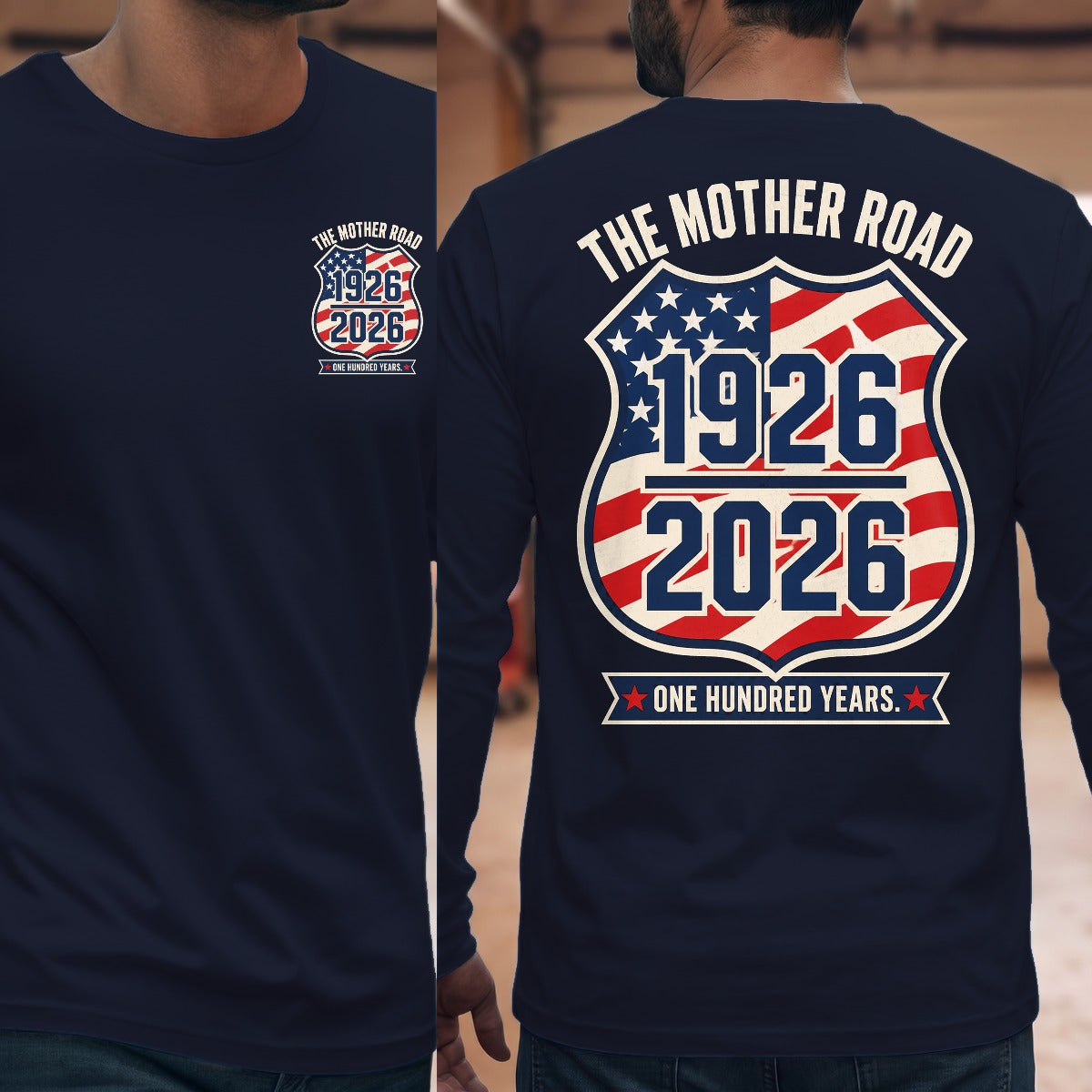 Navy | Front & Back