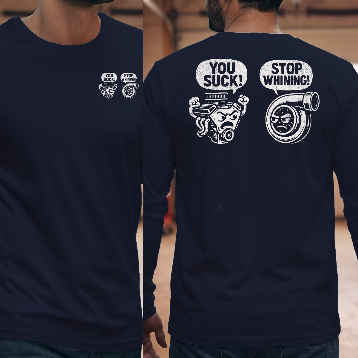 Navy | Front & Back