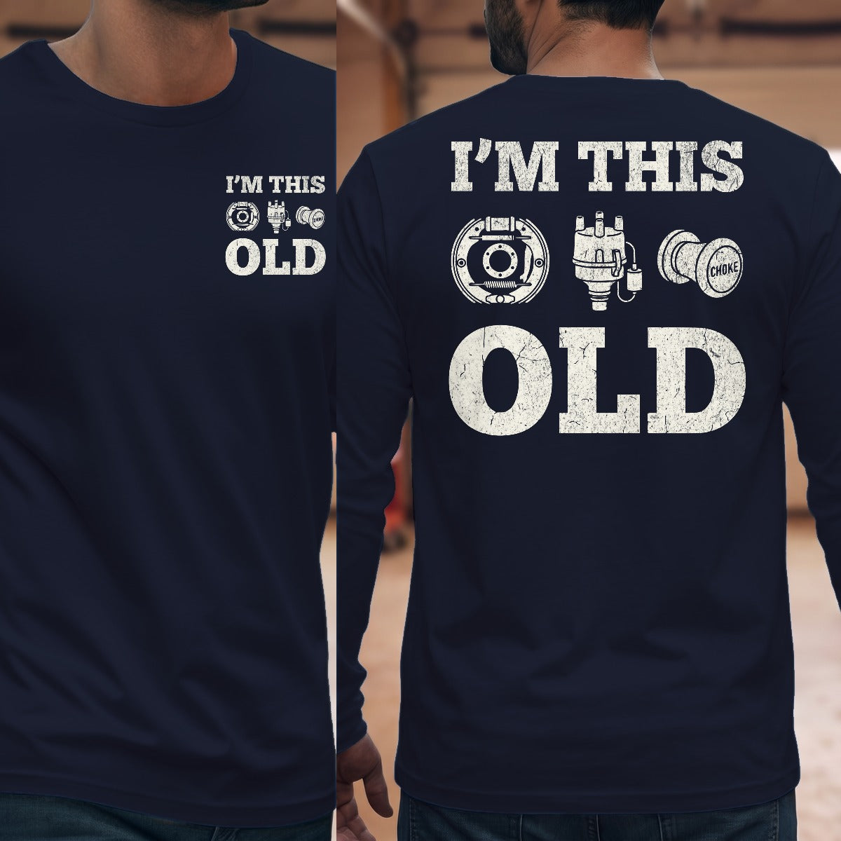 Navy | Front & Back