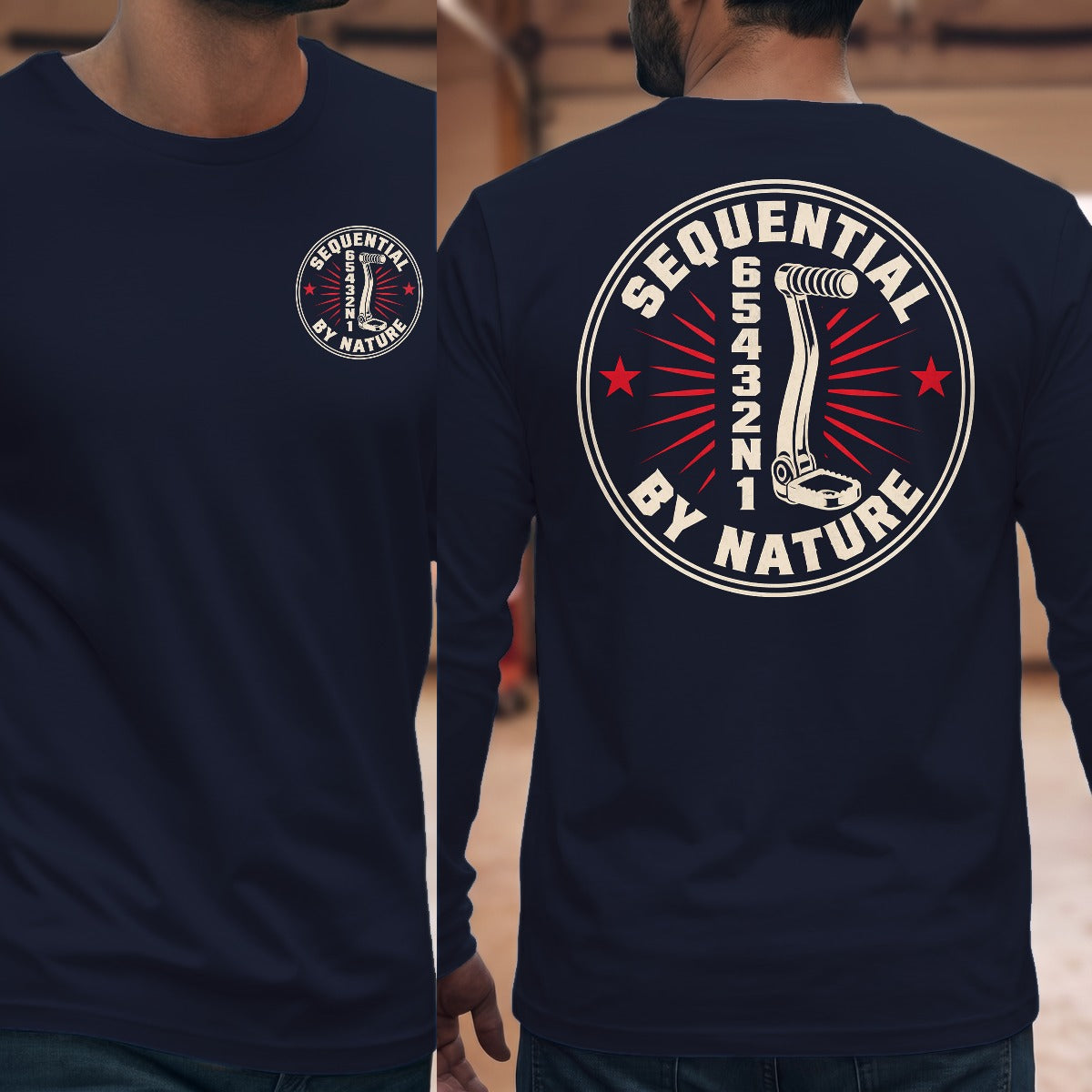Navy | Front & Back