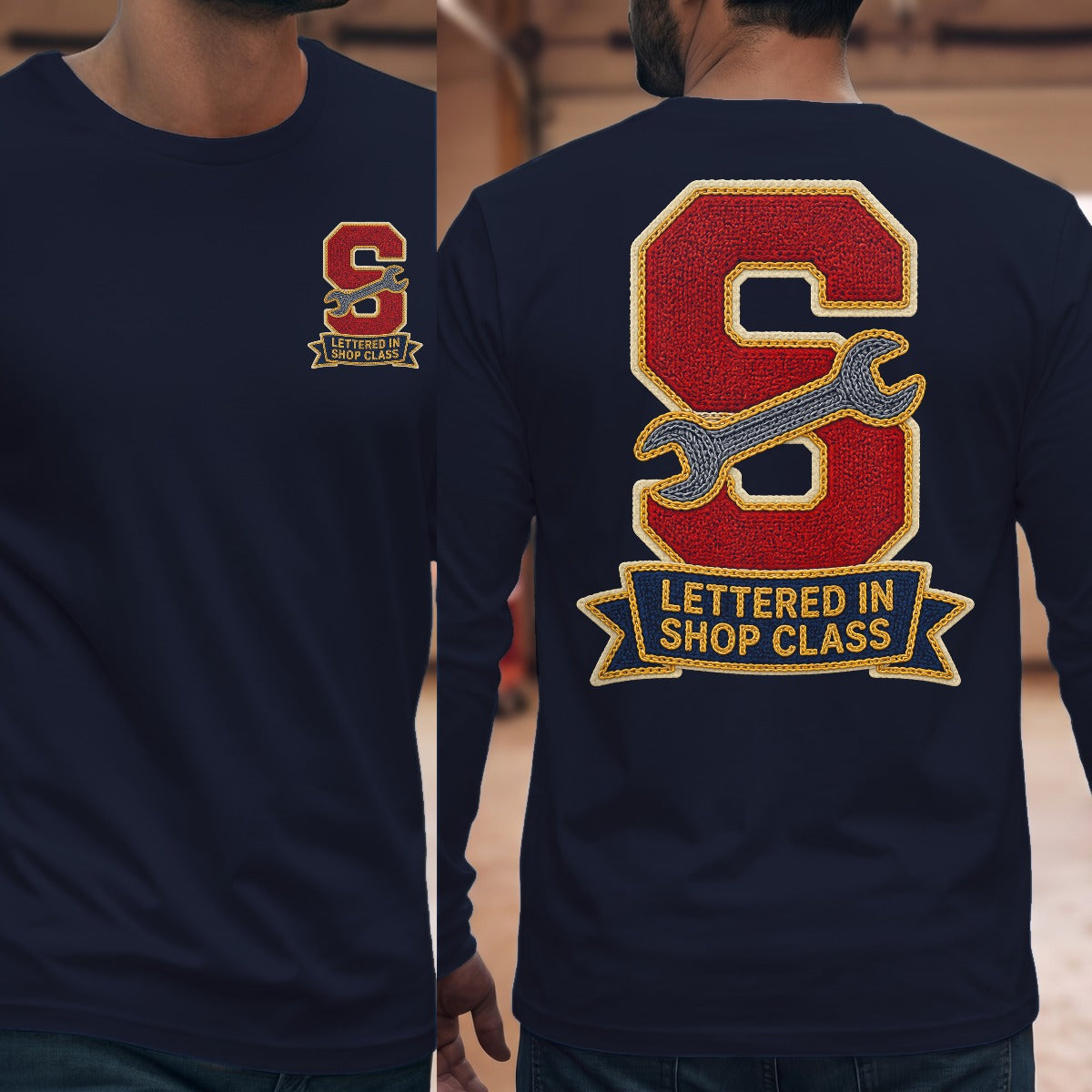 Navy | Front & Back