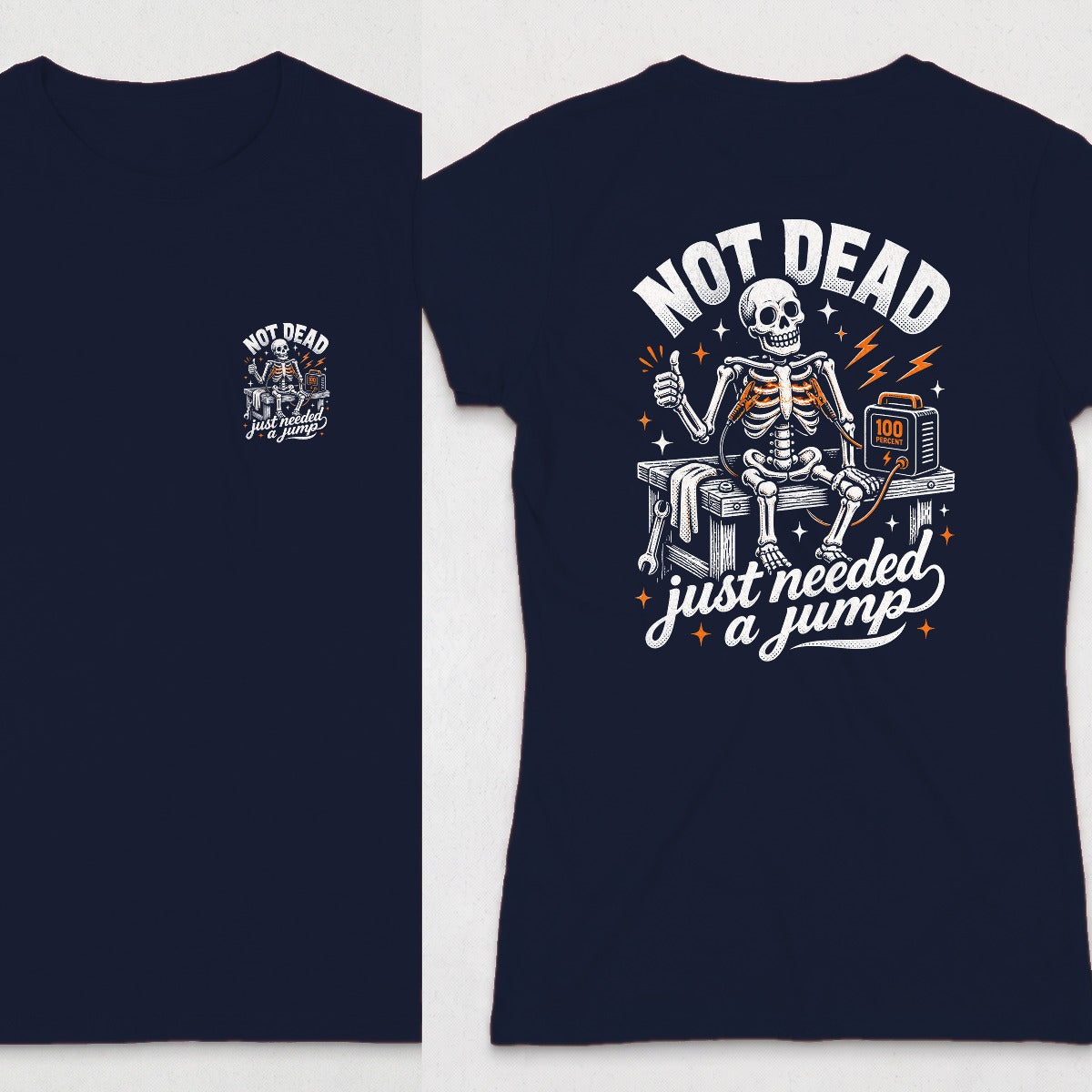 Navy | Front & Back