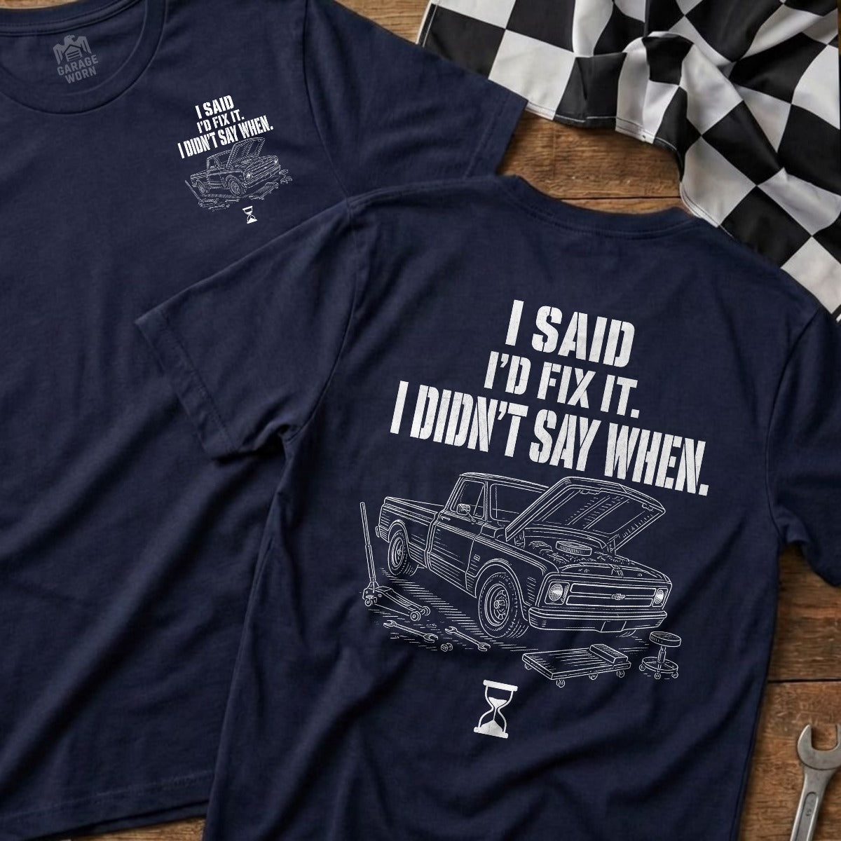 Navy | Front & Back