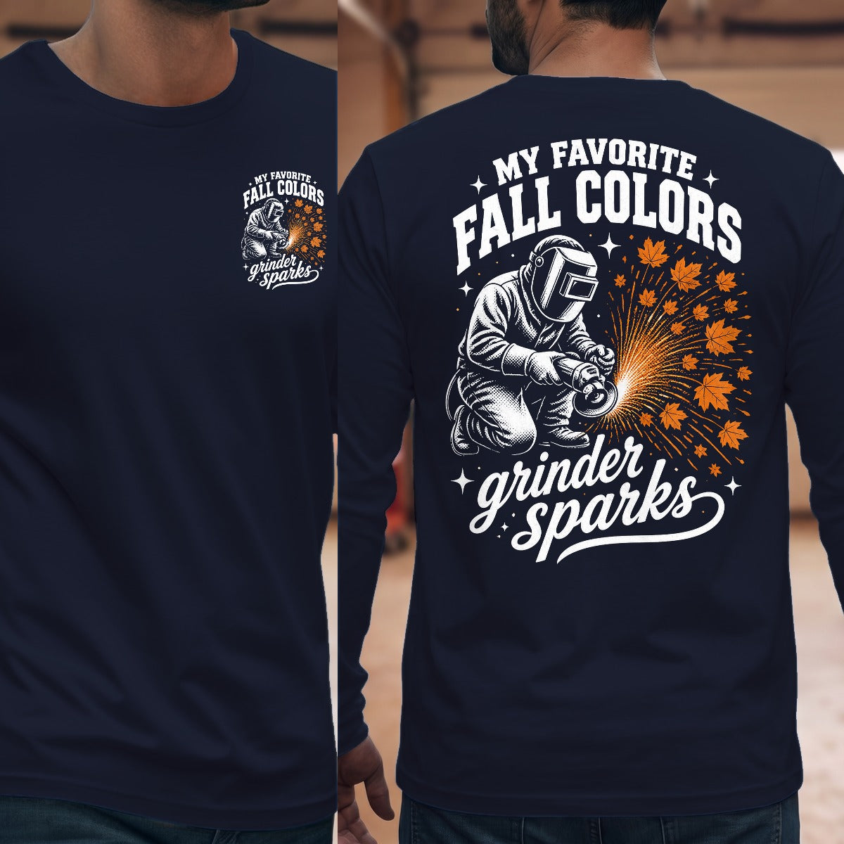 Navy | Front & Back