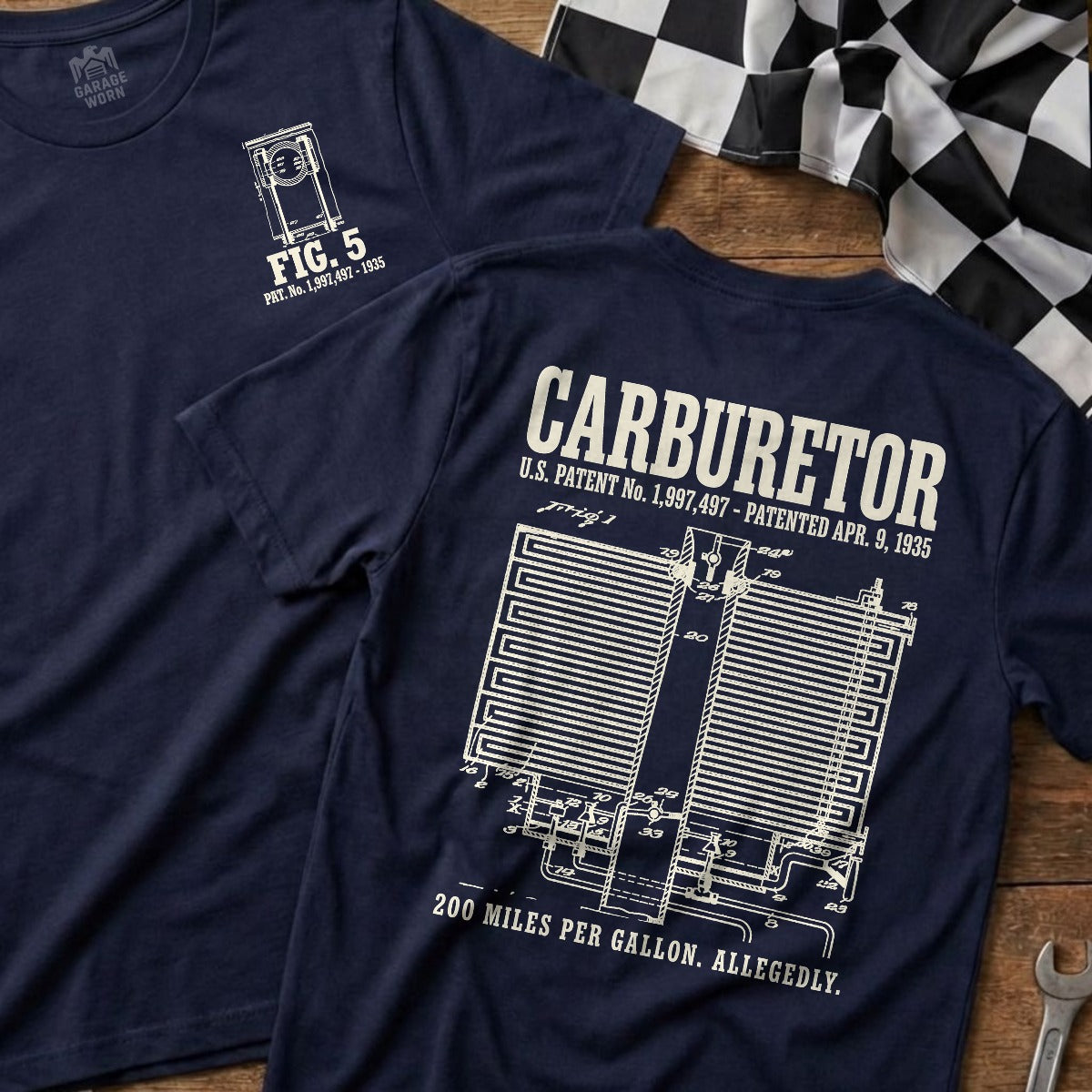Navy | Front & Back
