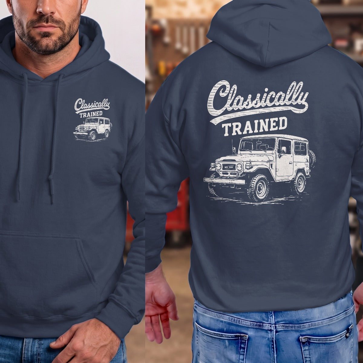 Navy | Front & Back