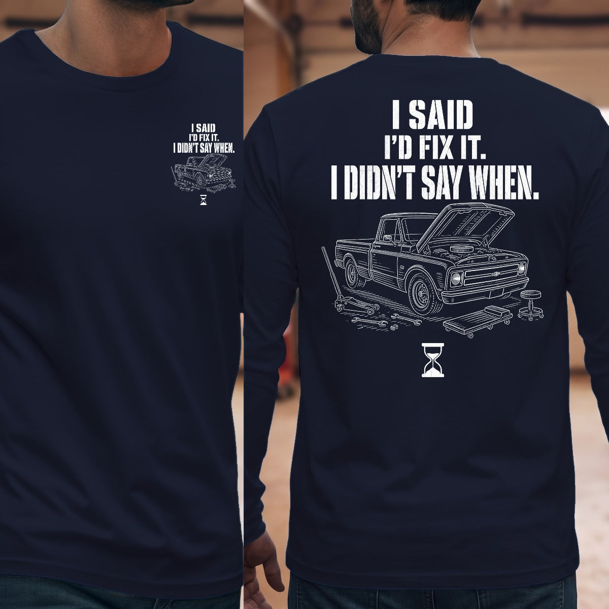 Navy | Front & Back
