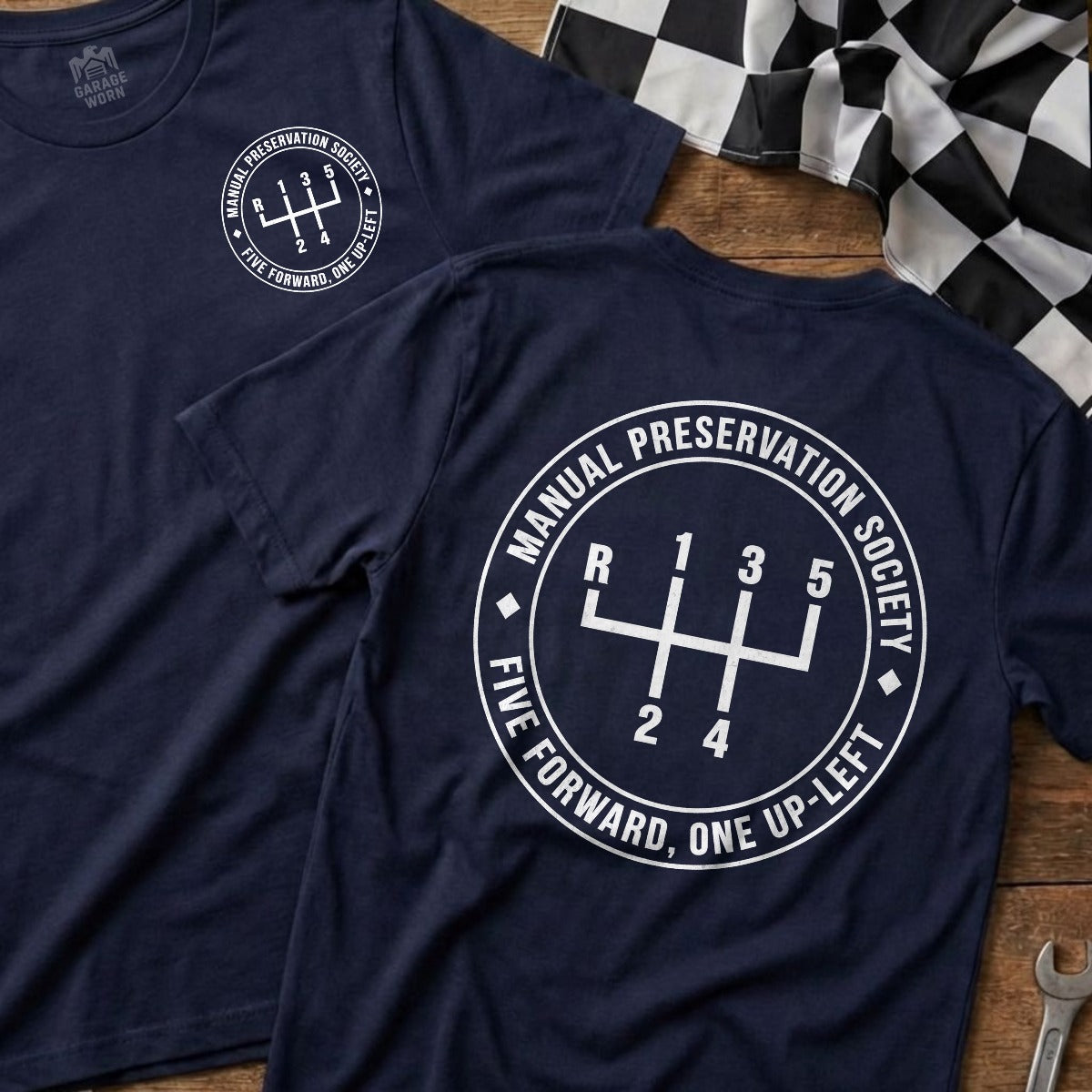 Navy | Front & Back