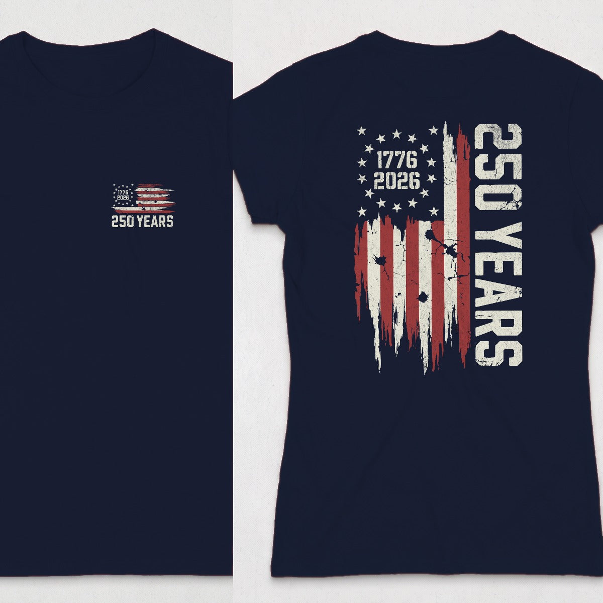 Navy | Front & Back