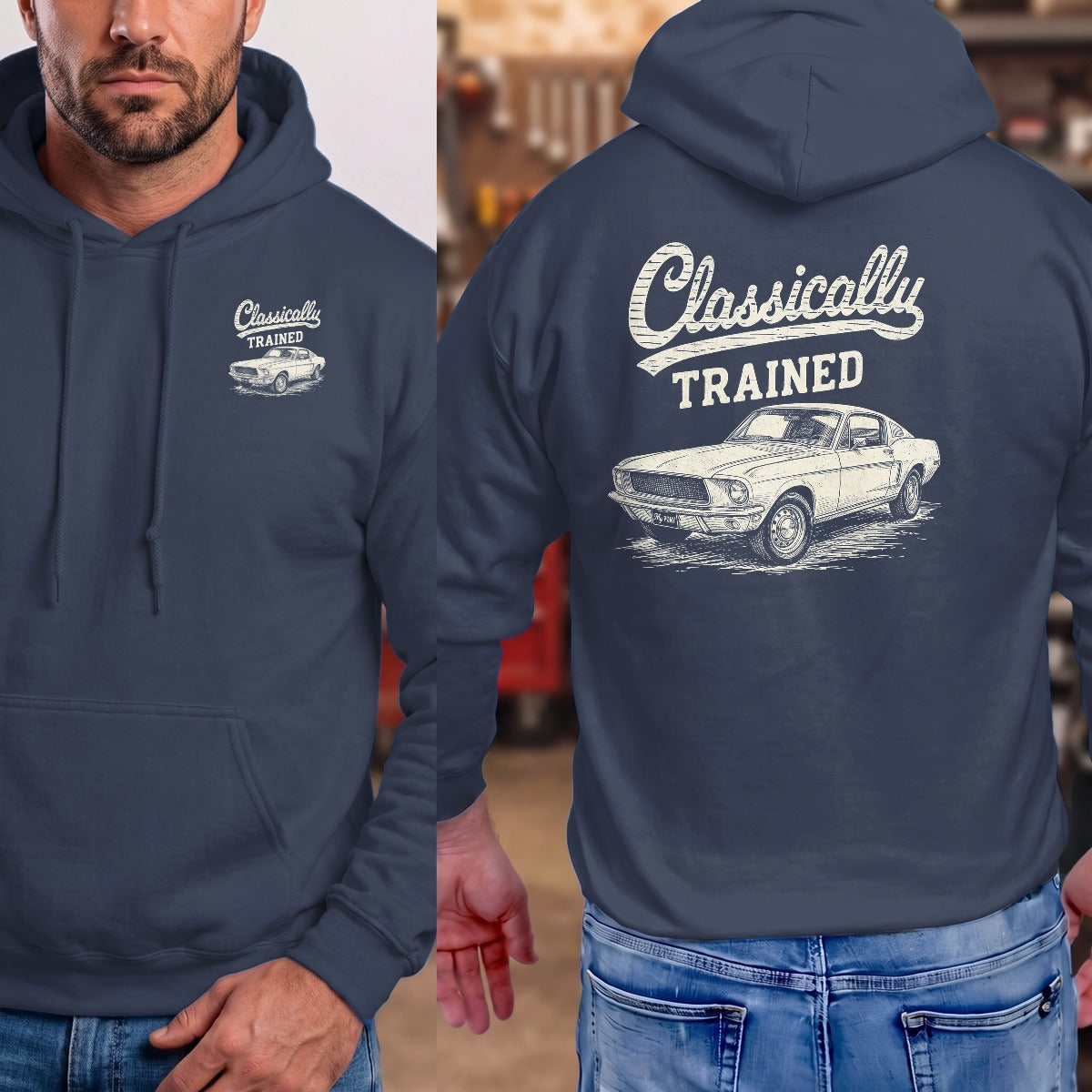 Navy | Front & Back