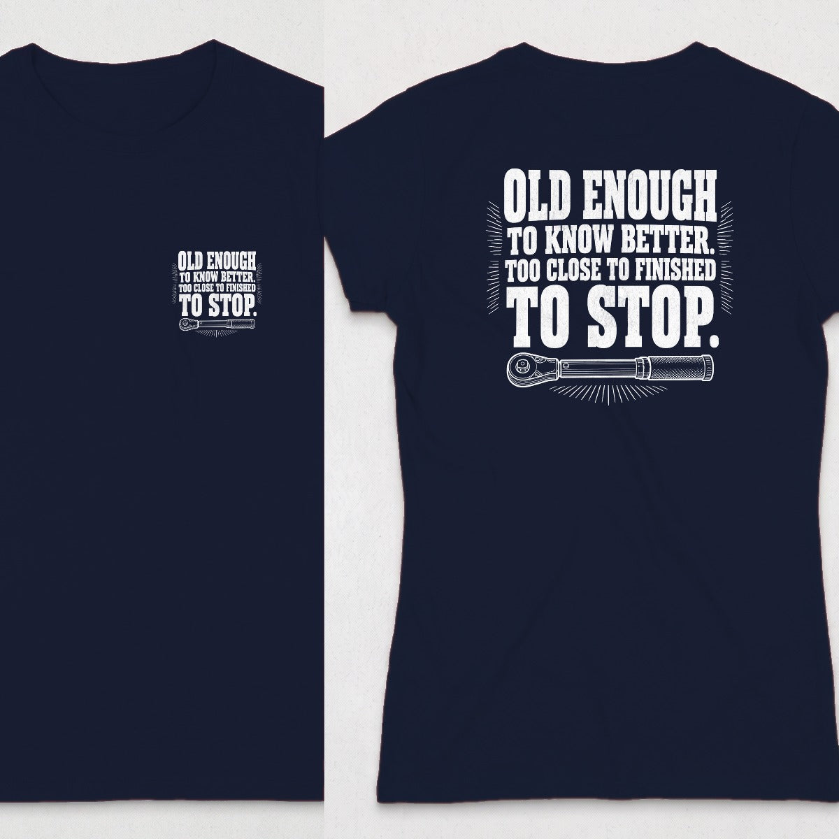 Navy | Front & Back
