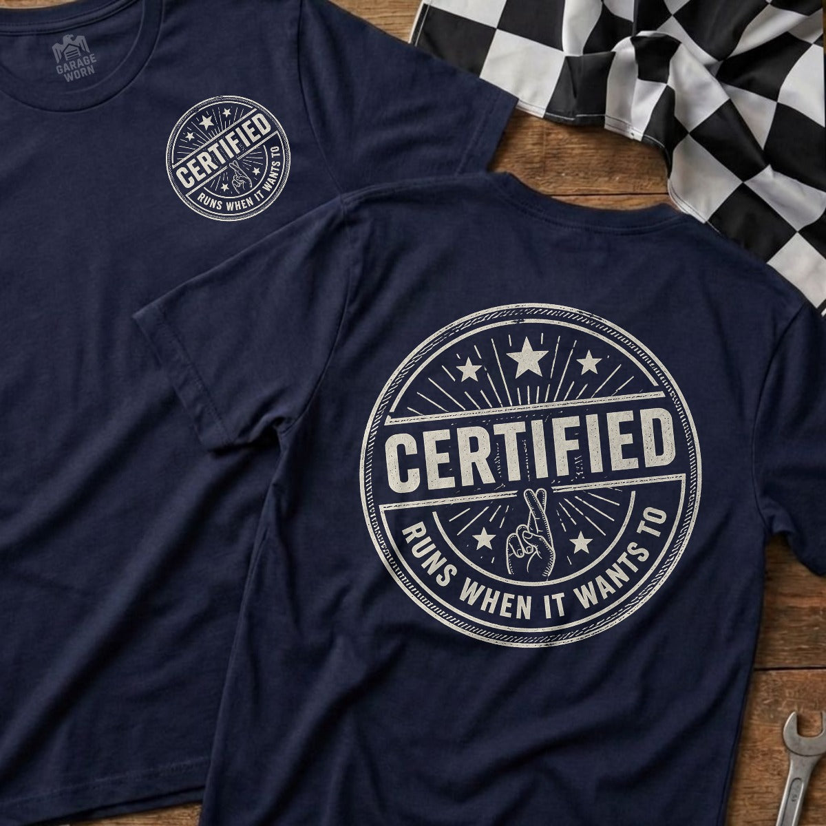 Navy | Front & Back