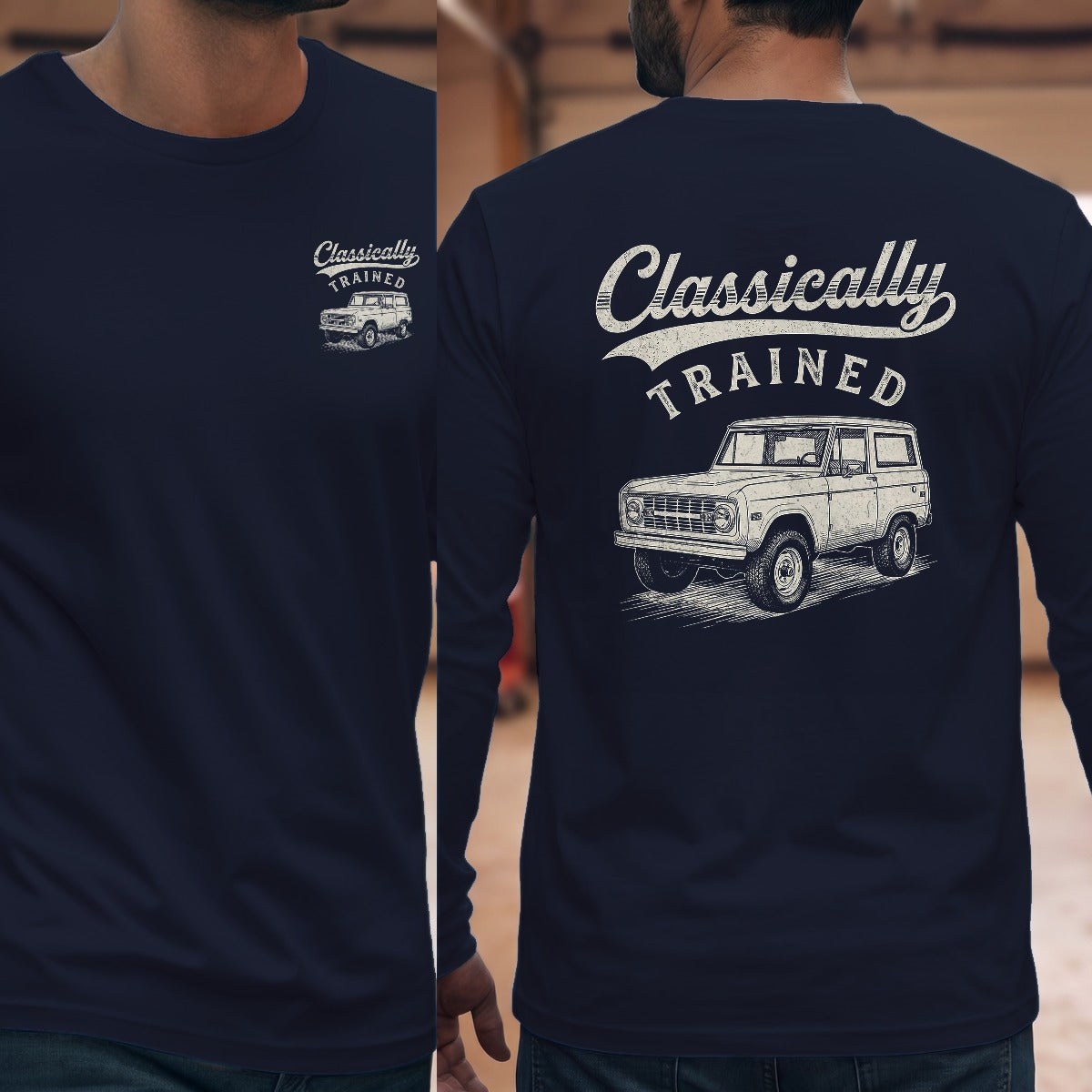 Navy | Front & Back