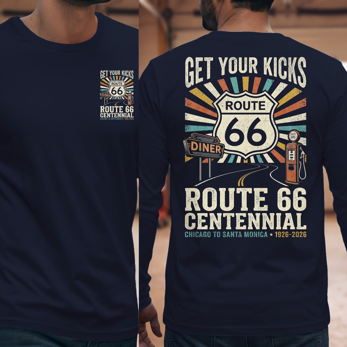 Navy | Front & Back