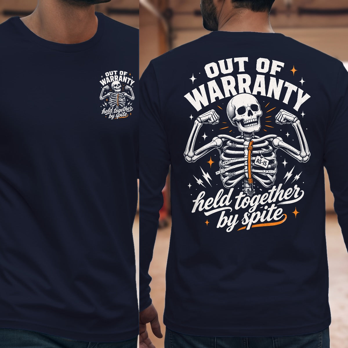 Navy | Front & Back