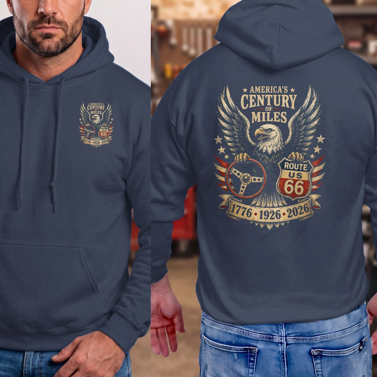 Navy | Front & Back