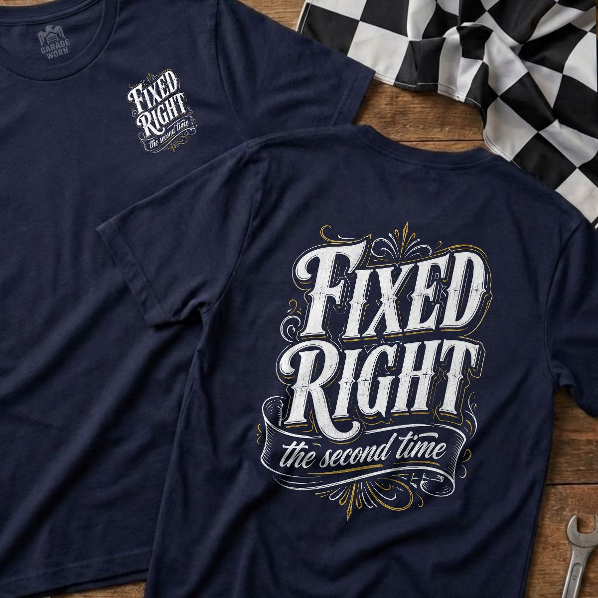 Navy | Front & Back