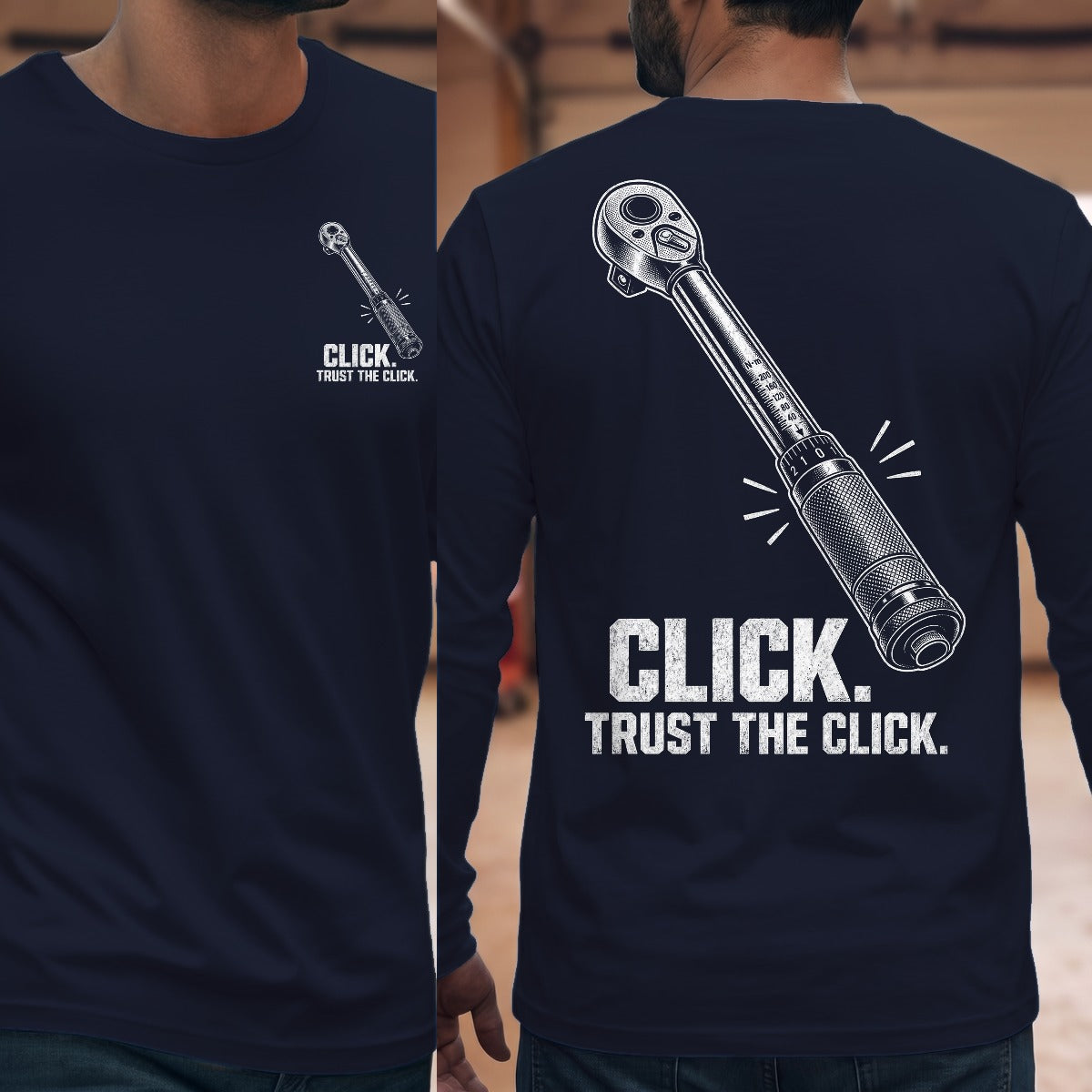 Navy | Front & Back