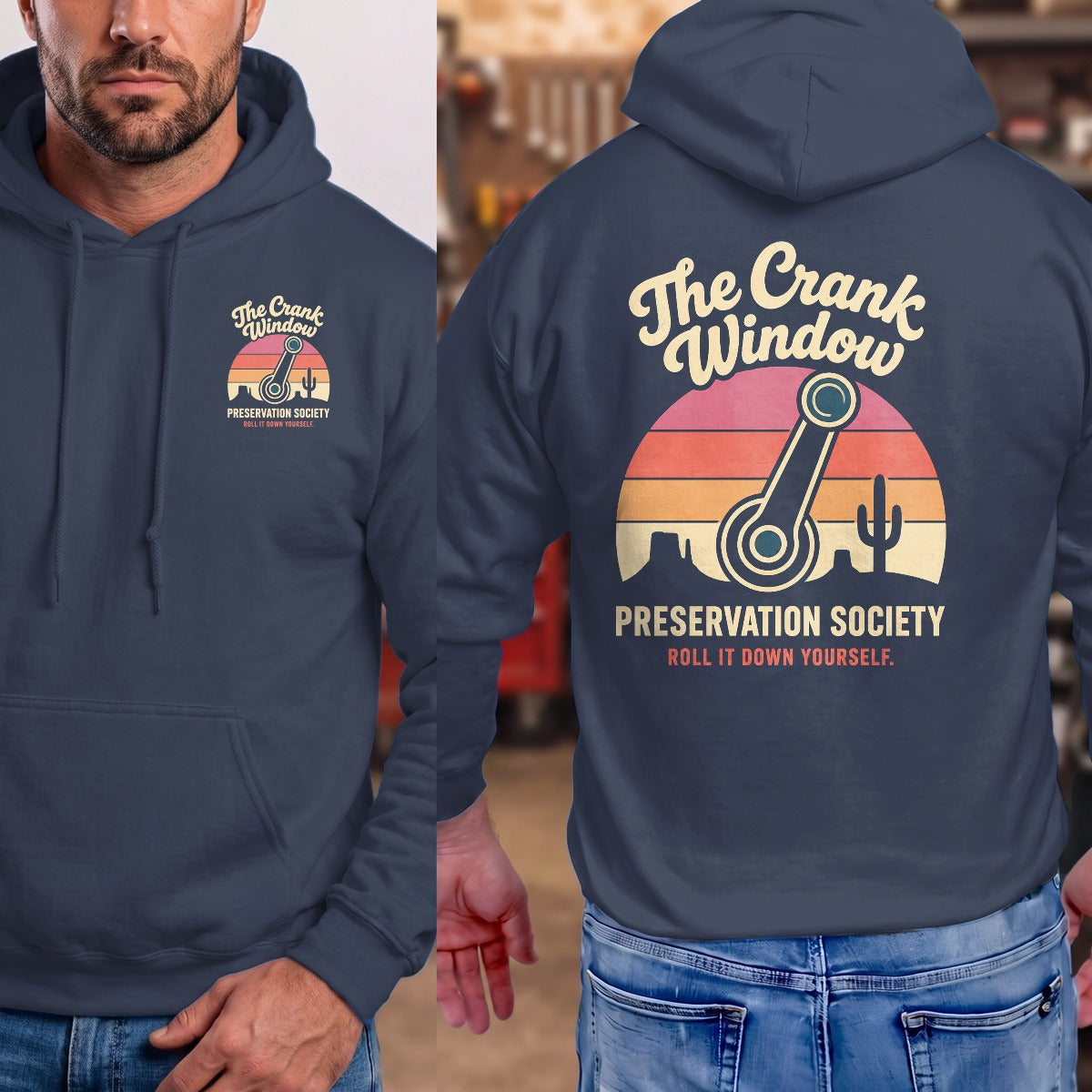 Navy | Front & Back