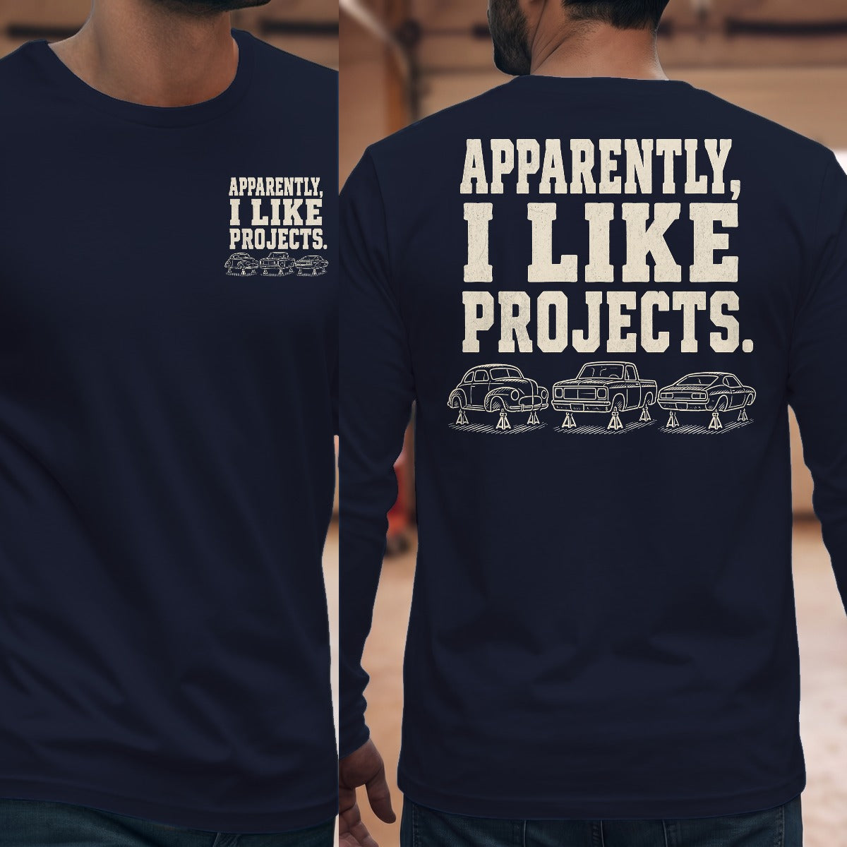 Navy | Front & Back
