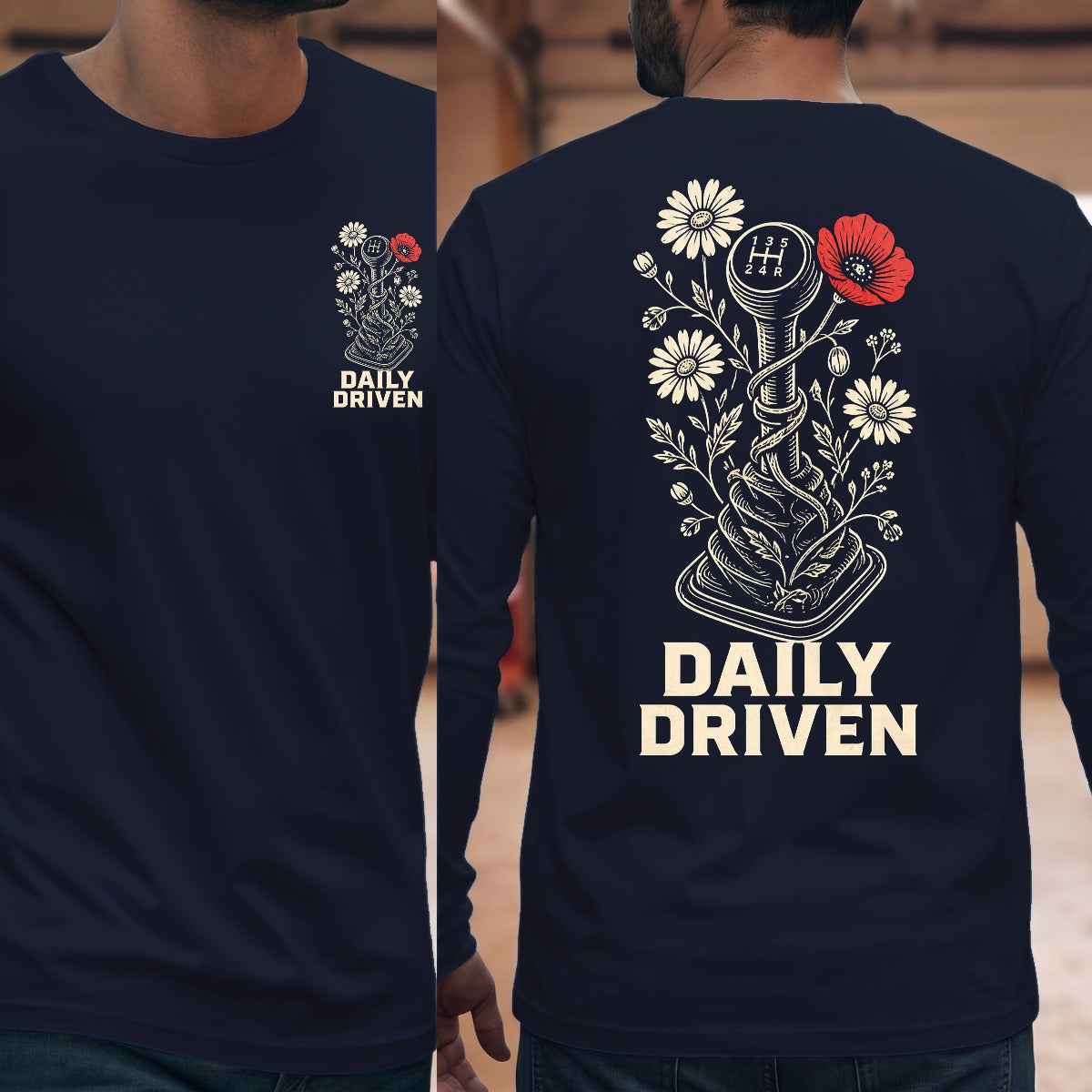 Navy | Front & Back