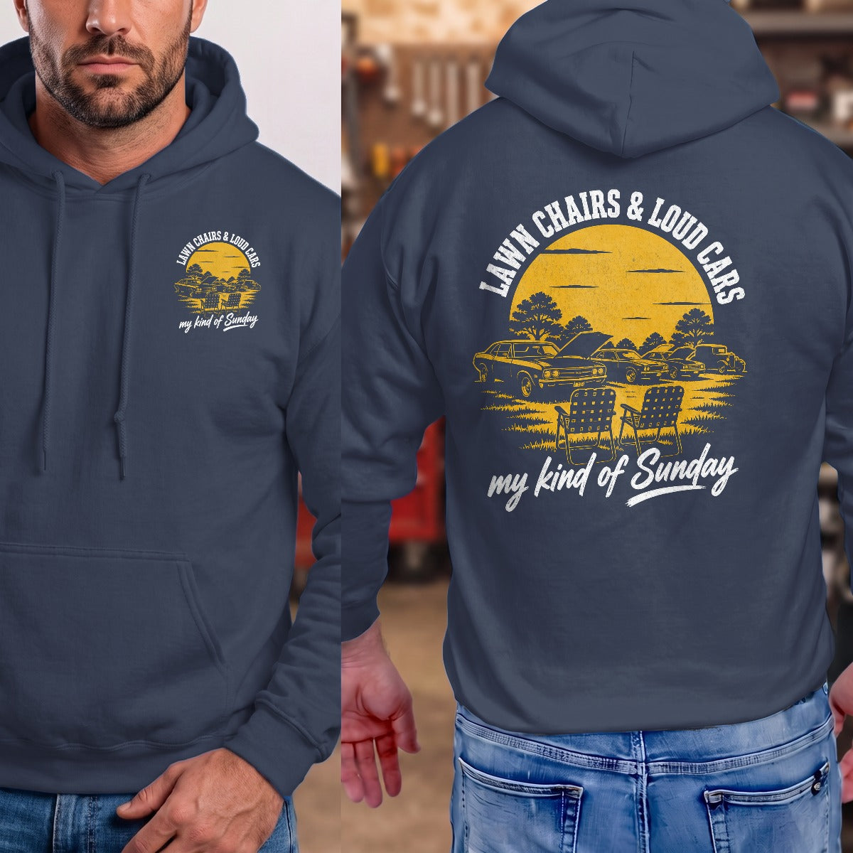 Navy | Front & Back