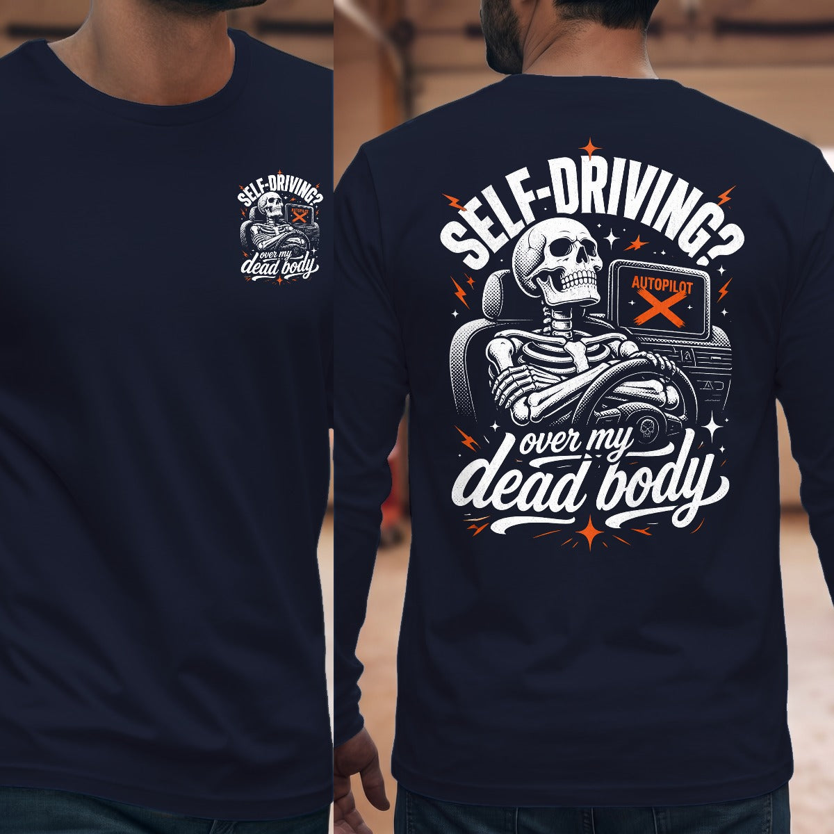 Navy | Front & Back